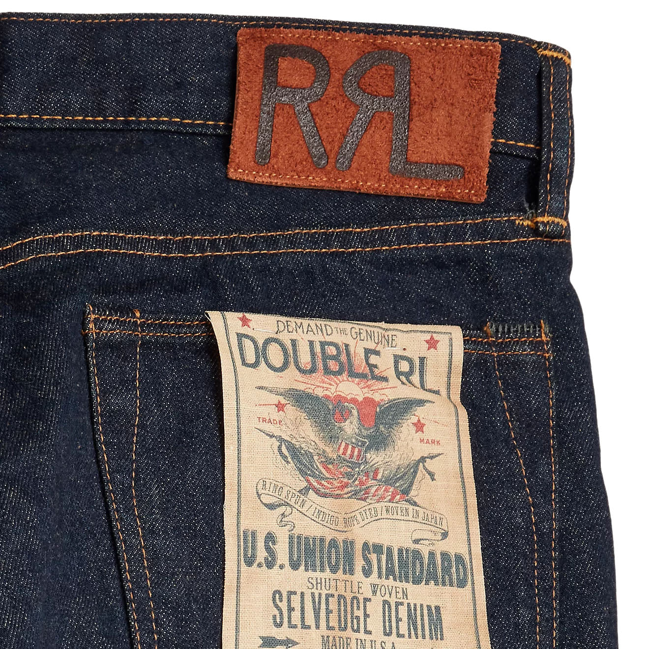 RRL by Ralph Lauren Slim Fit Selvedge Jean Once Washed 3 - Image 3