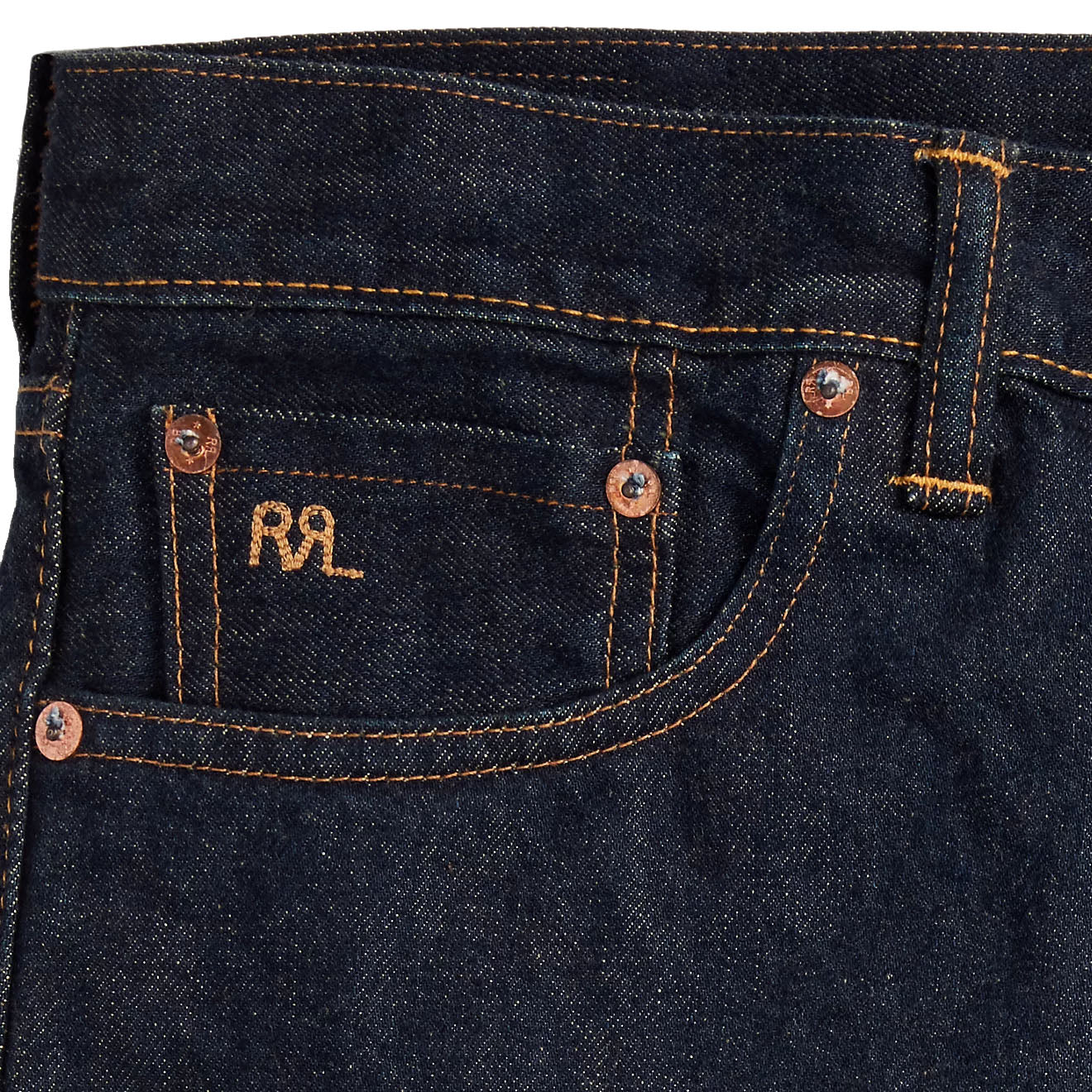 RRL by Ralph Lauren Slim Fit Selvedge Jean Once Washed 3 - Image 4