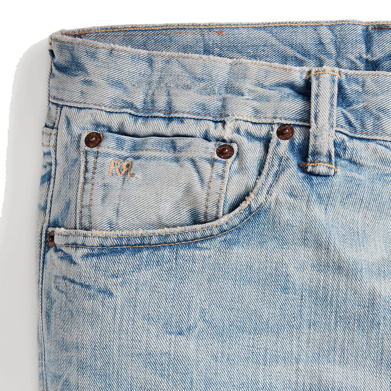 RRL by Ralph Lauren Slim Narrow Fit Stratham Jean Stratham Wash - Image 6