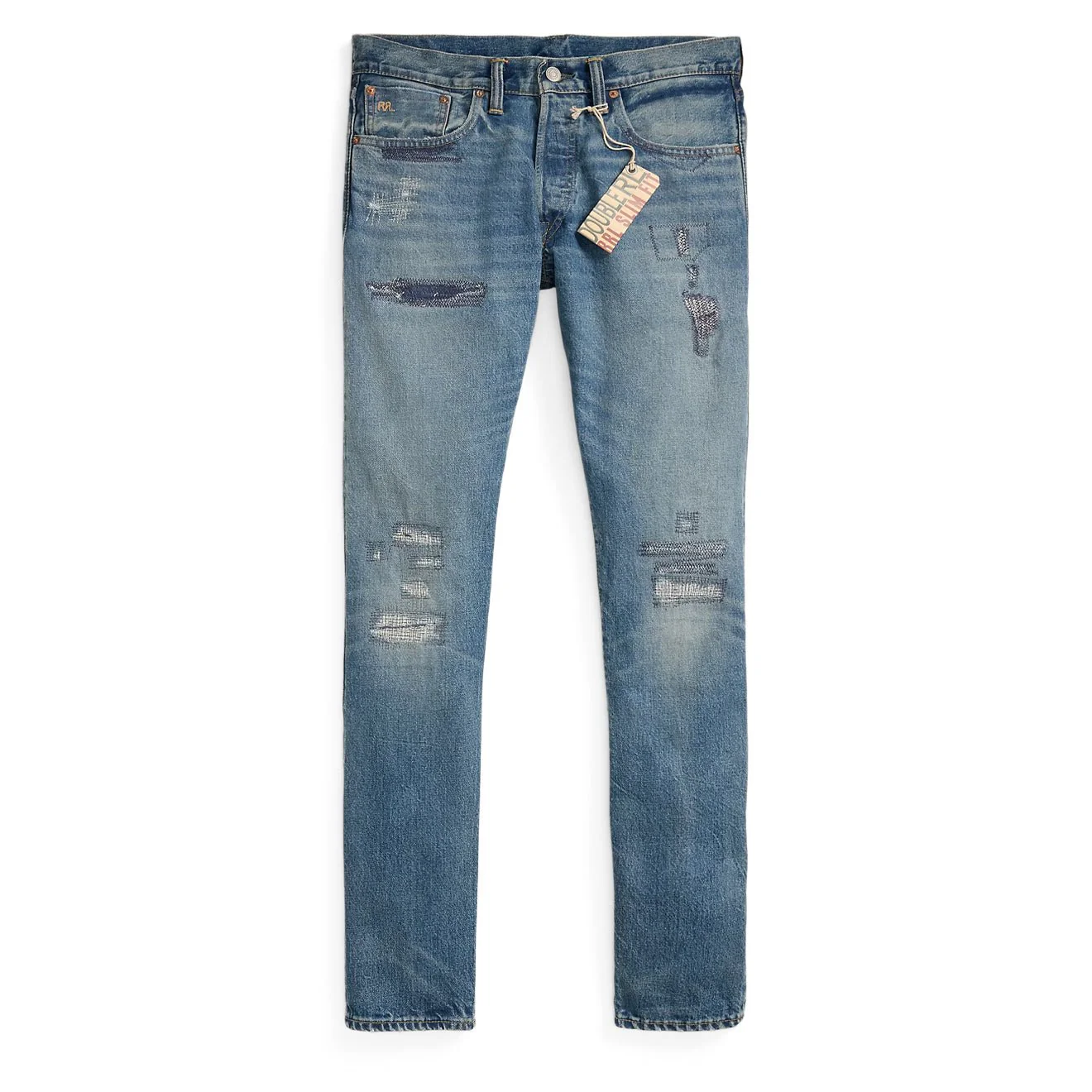 RRL By Ralph Lauren Slim Selvedge Jean Claremont Wash