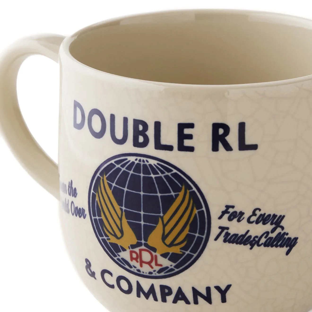 RRL By Ralph Lauren Souvenir Mug Cream / Navy / Golden Yellow / Red - Image 3