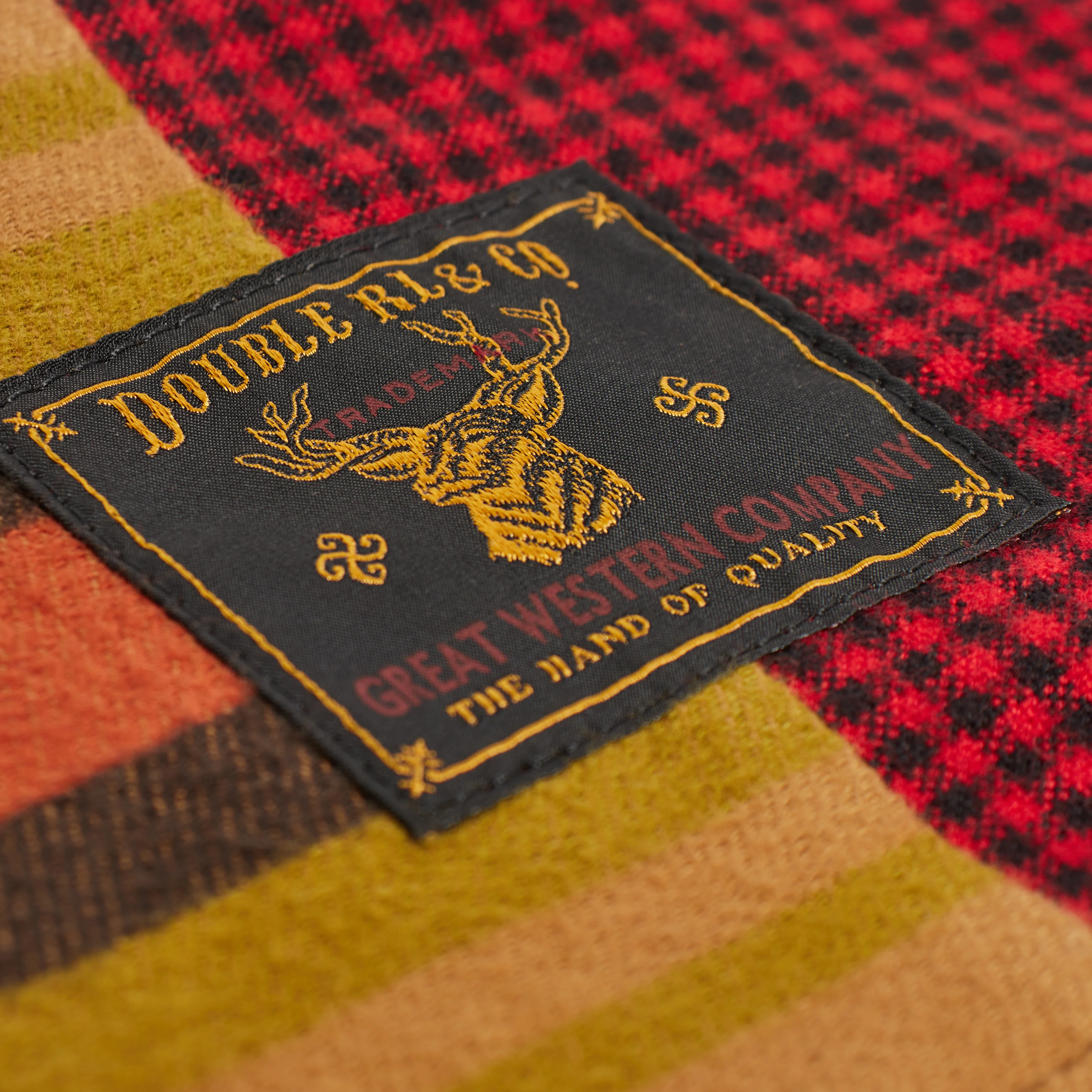 RRL by Ralph Lauren Stocking Red Multi - Image 3