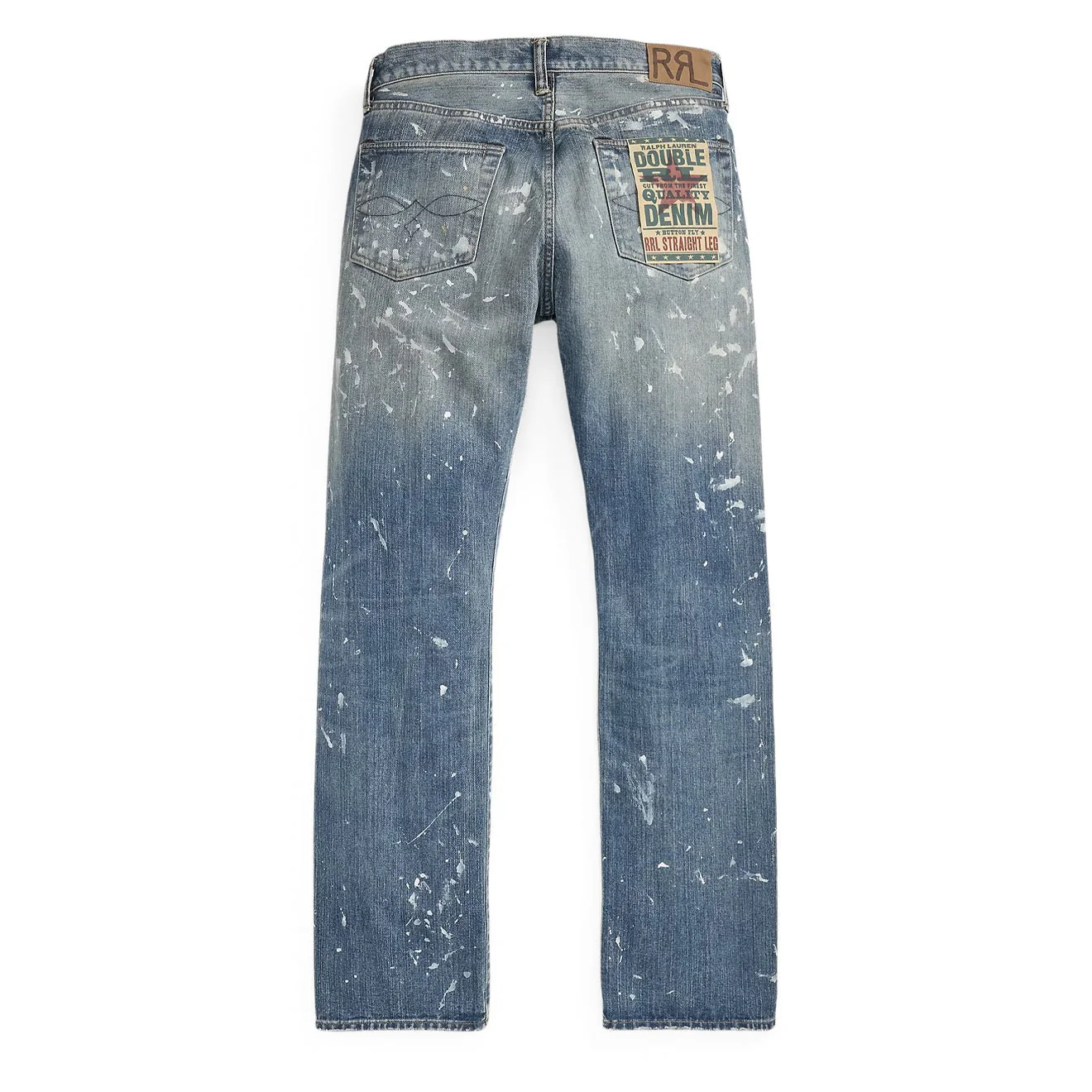 RRL By Ralph Lauren Straight Fit Distressed Jean Fenimore Wash - Image 2