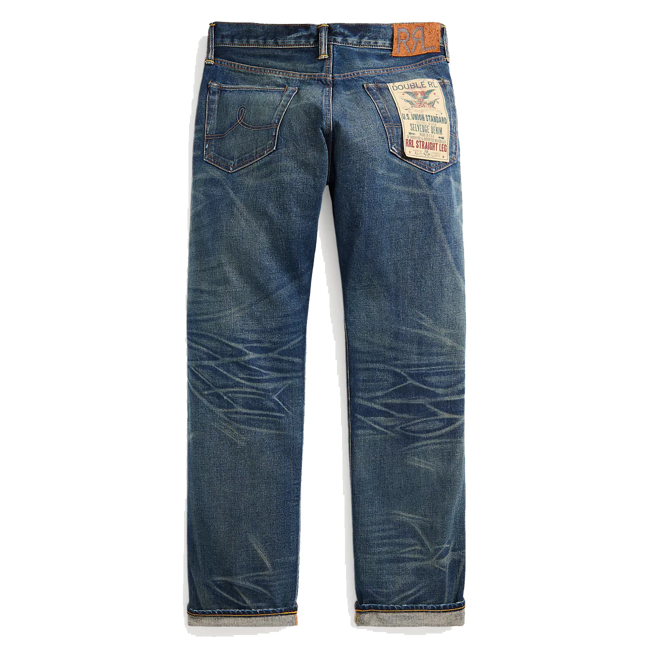 RRL by Ralph Lauren Straight Fit Hawley Selvedge Jean Hawley Wash - Image 2