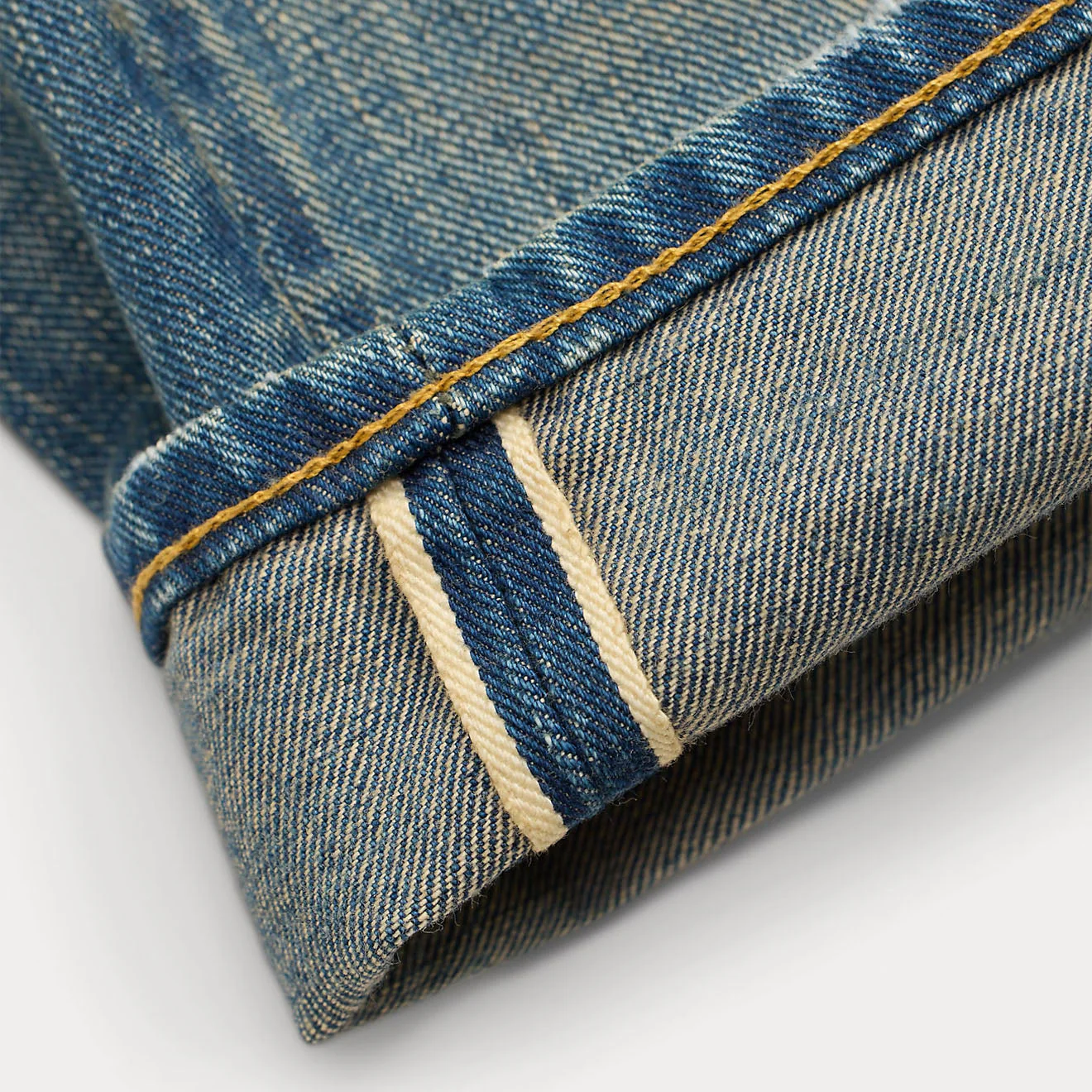 RRL By Ralph Lauren Straight Fit Milner Selvedge Jean Milner Wash - Image 4