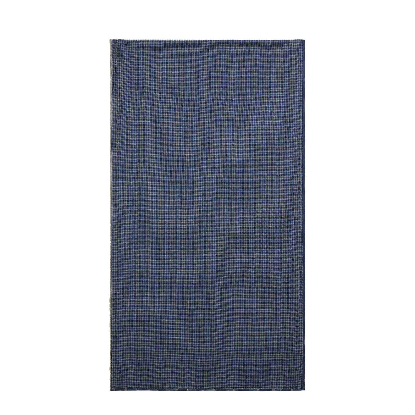 RRL By Ralph Lauren Striped Double Faced Cotton Scarf Indigo Multi Stripe / Plaid - Image 3