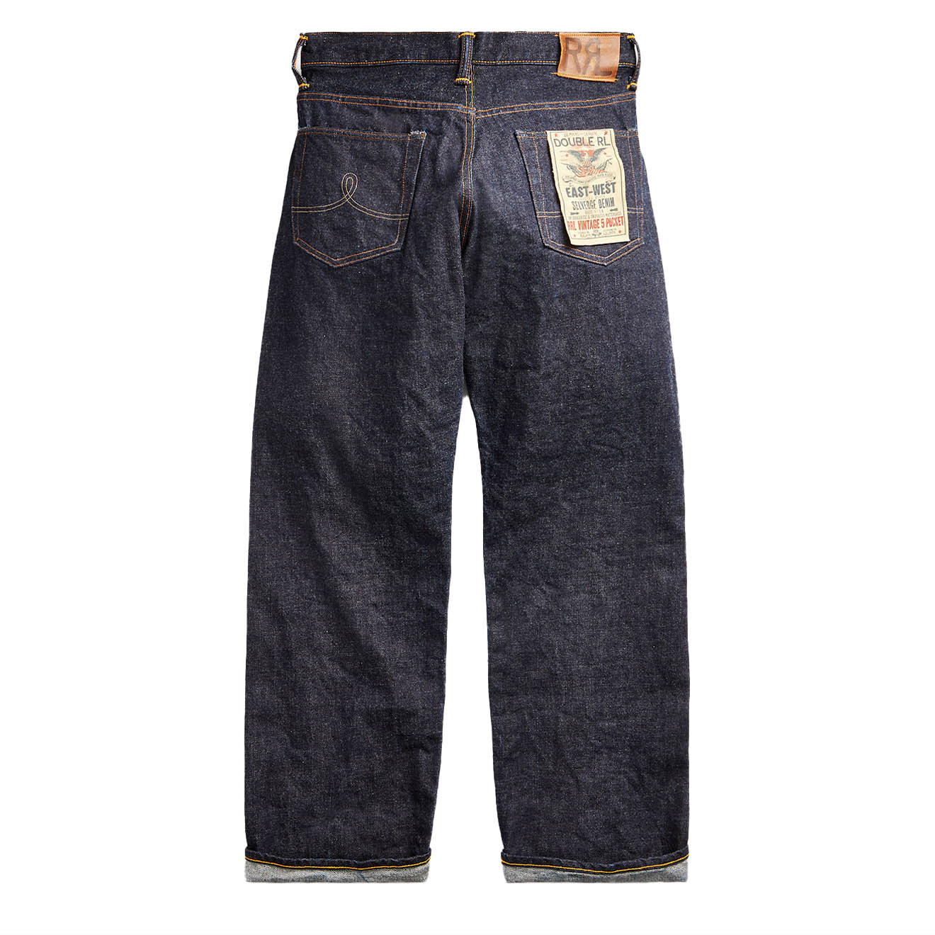 RRL By Ralph Lauren Vintage 5 Pocket East/West Selvedge Jean East / West Rinse - Image 2
