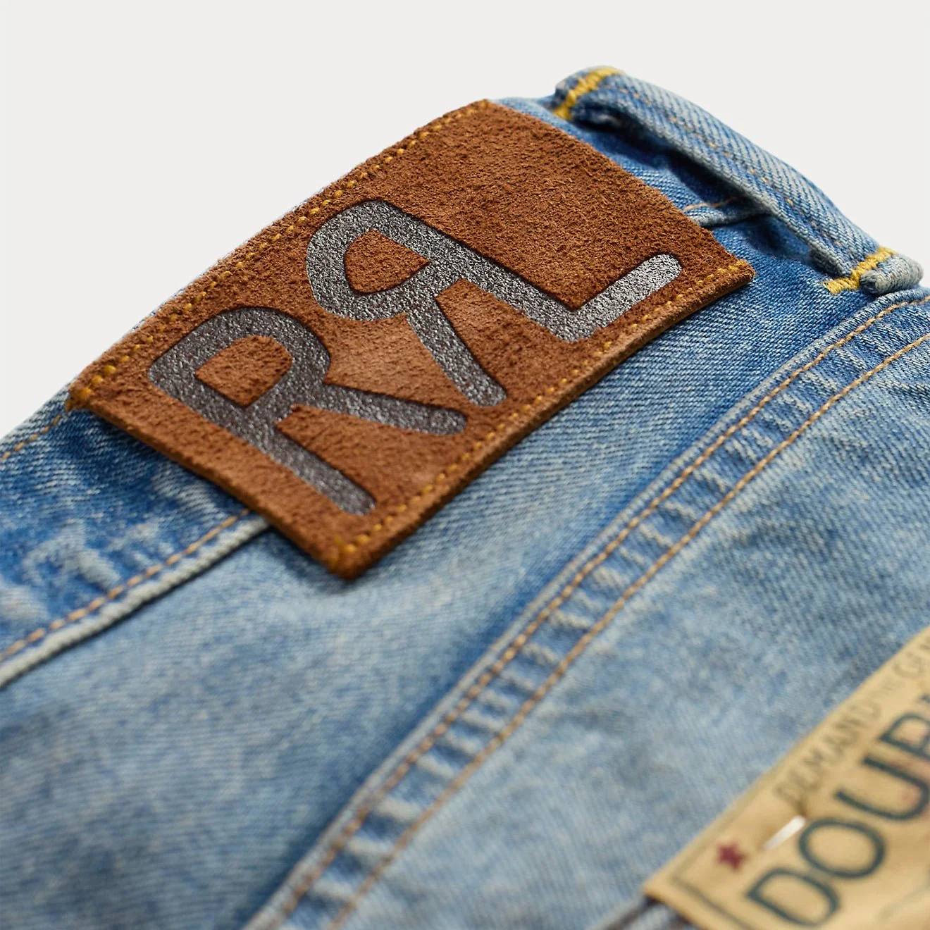 RRL By Ralph Lauren Vintage 5 Pocket Midlands Selvedge Jean Midlands Wash - Image 4