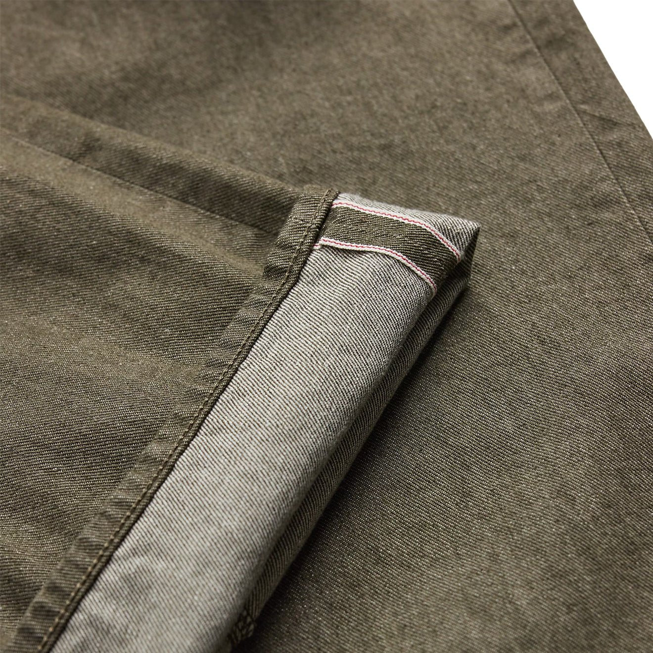 RRL By Ralph Lauren Vintage 5 Pocket Olive Selvedge Jean Olive Rinse - Image 5