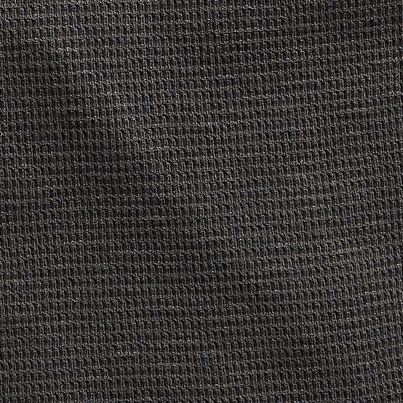 RRL by Ralph Lauren Waffle-Knit Short-Sleeve Henley Shirt Faded Black Canvas - Image 4