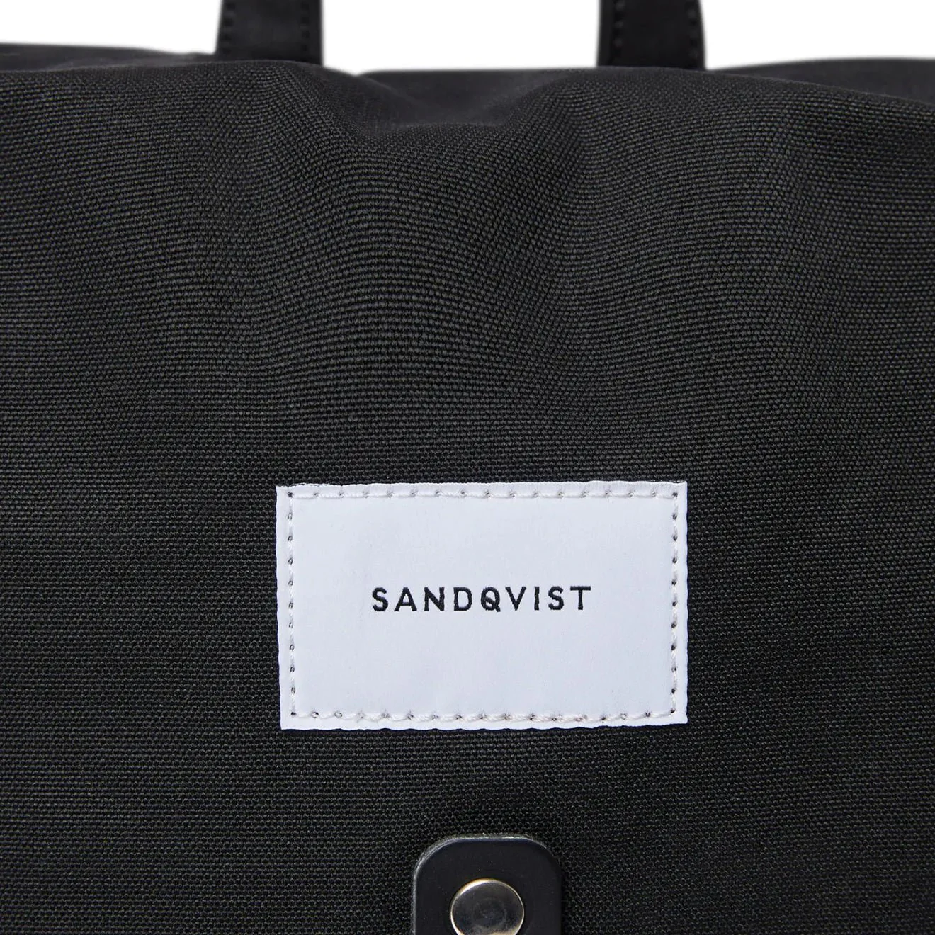 Sandqvist Roald Bag Black with Black Leather - Image 4