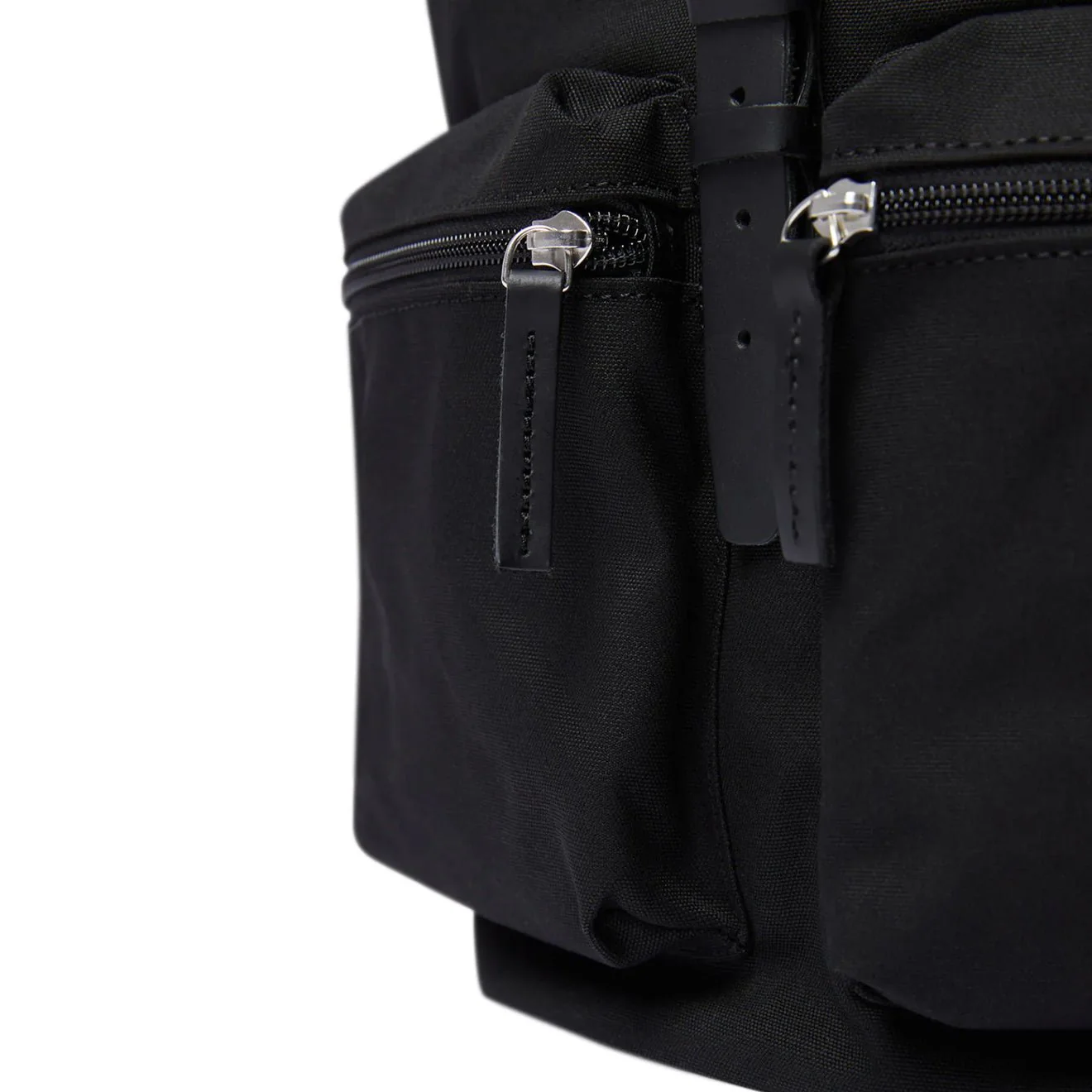 Sandqvist Roald Bag Black with Black Leather - Image 5