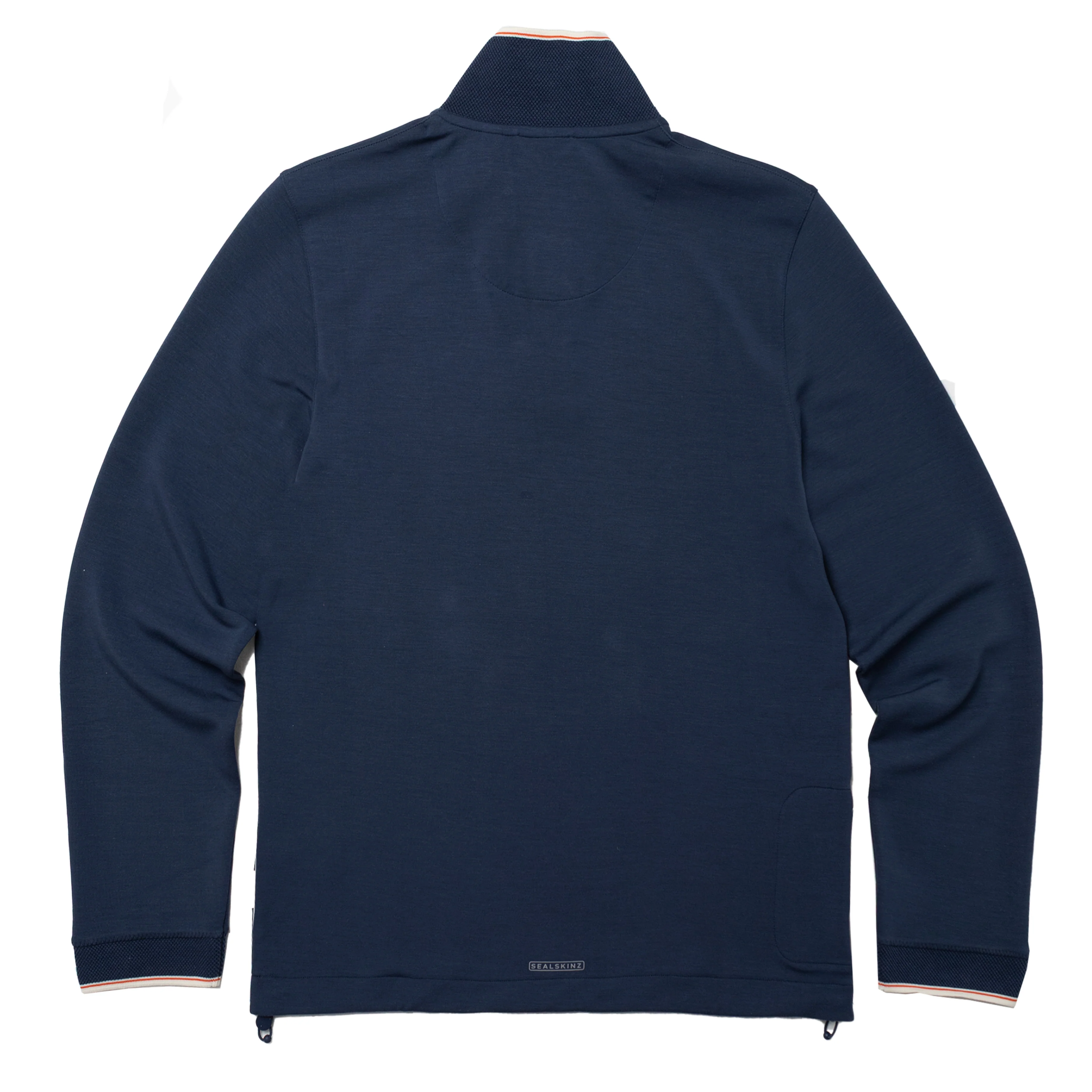 Sealskinz Saxthorpe Funnel Neck 1/2 Button top Navy - Image 2