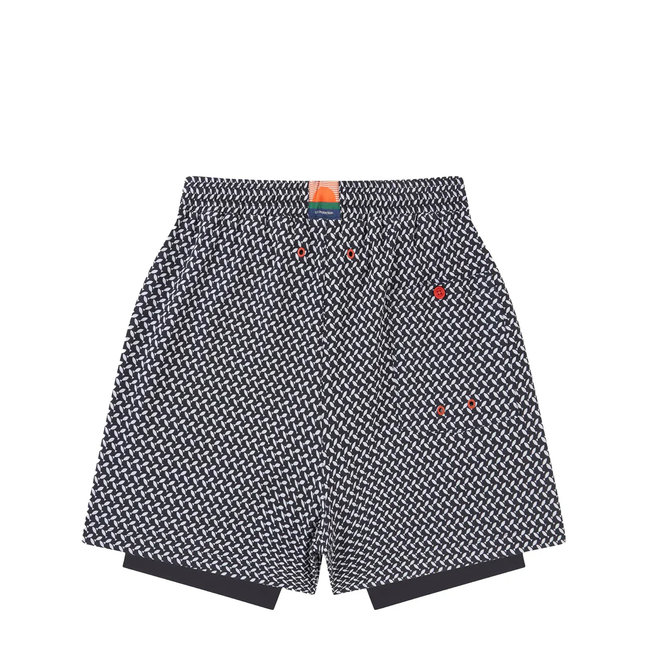 Sealskinz Southwood Quick Dry Fish Print Swim short Navy - Image 2
