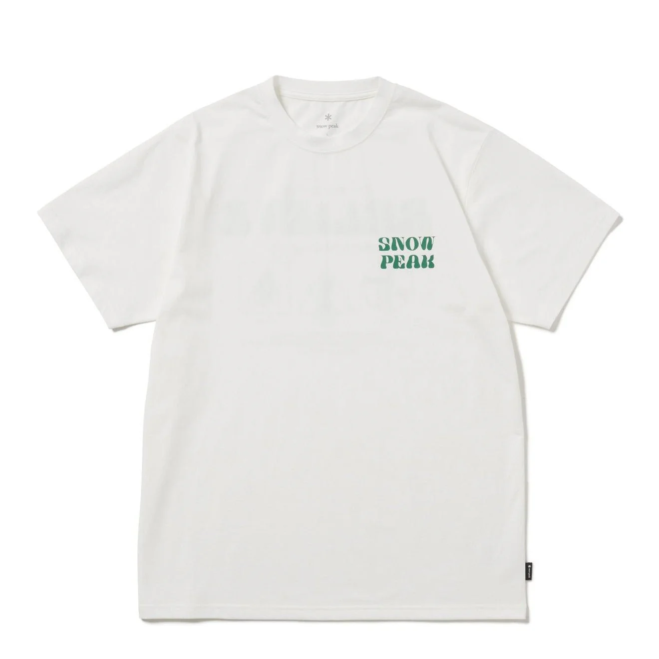 Snow Peak Camping Graphic T-Shirt Off White
