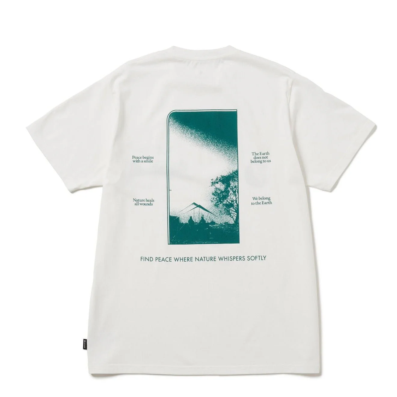 Snow Peak CF Landscape T-Shirt Off White - Image 2