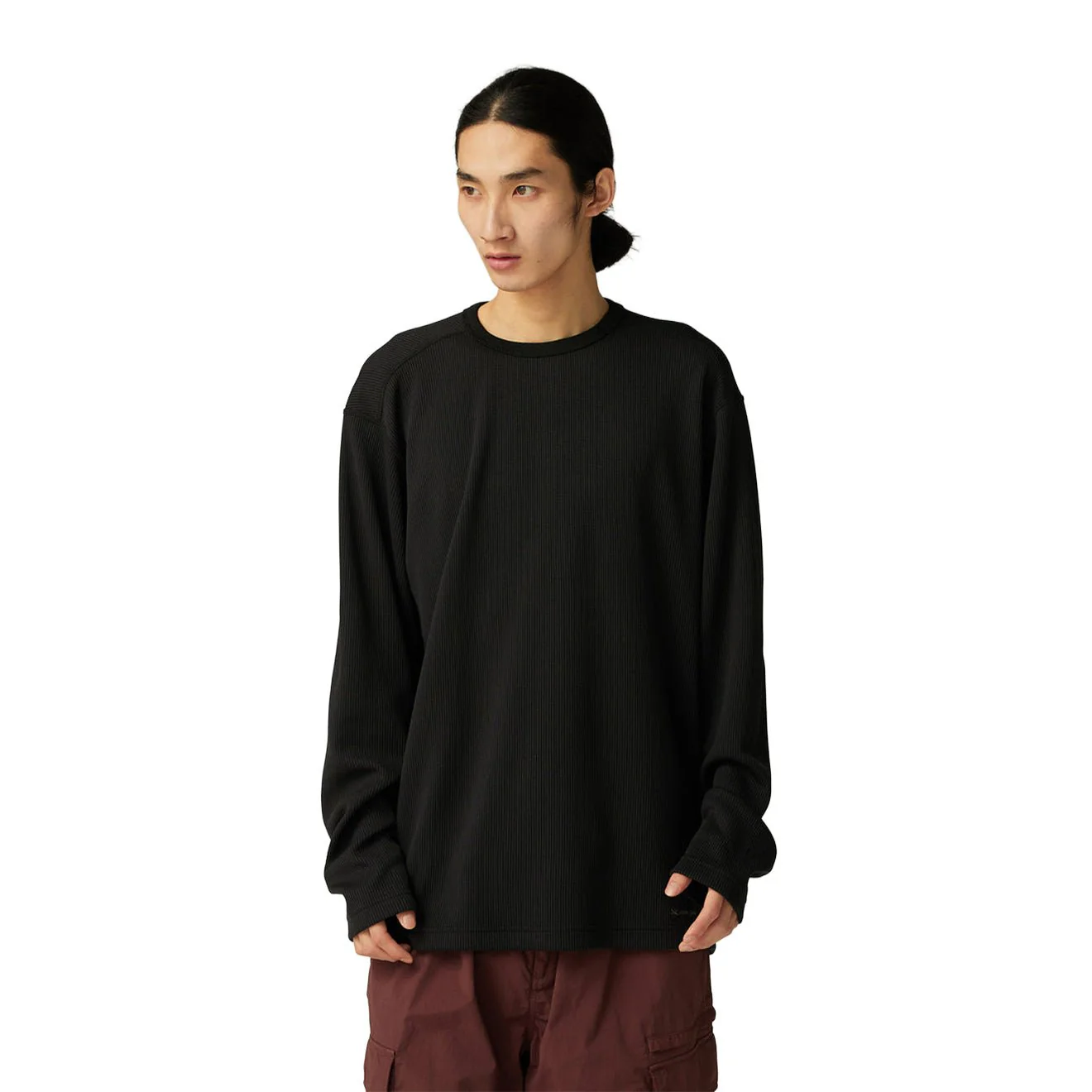 Snow Peak Dry Thermal L/S T-Shirt Black - Image 3
