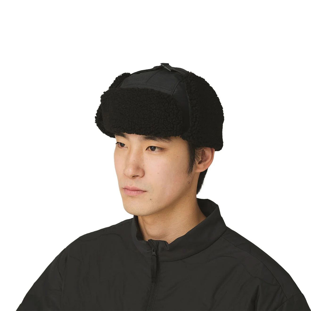 Snow Peak Fire Resistant Flight Cap Black - Image 3