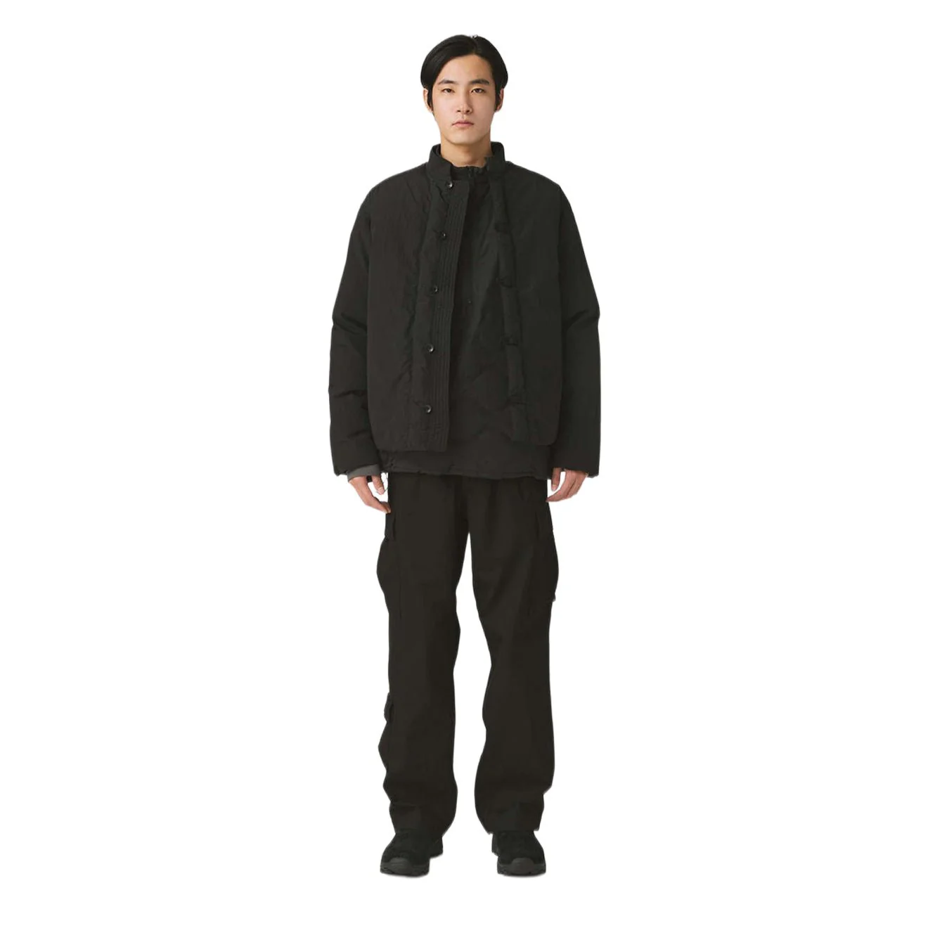 Snow Peak Garment Dyed Down Jacket Black - Image 3