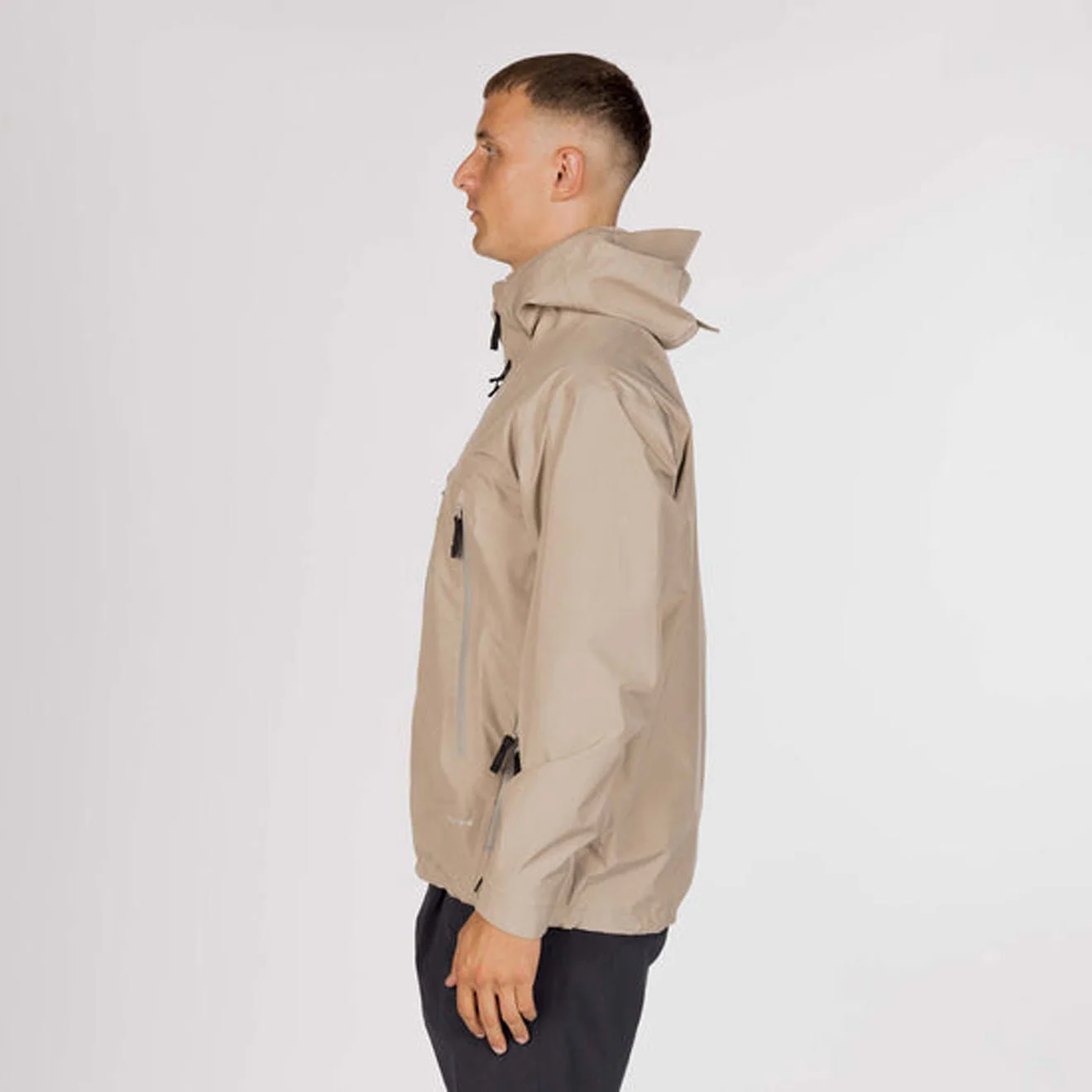 Snow Peak GORE-TEX Rain Jacket Greige - Image 3