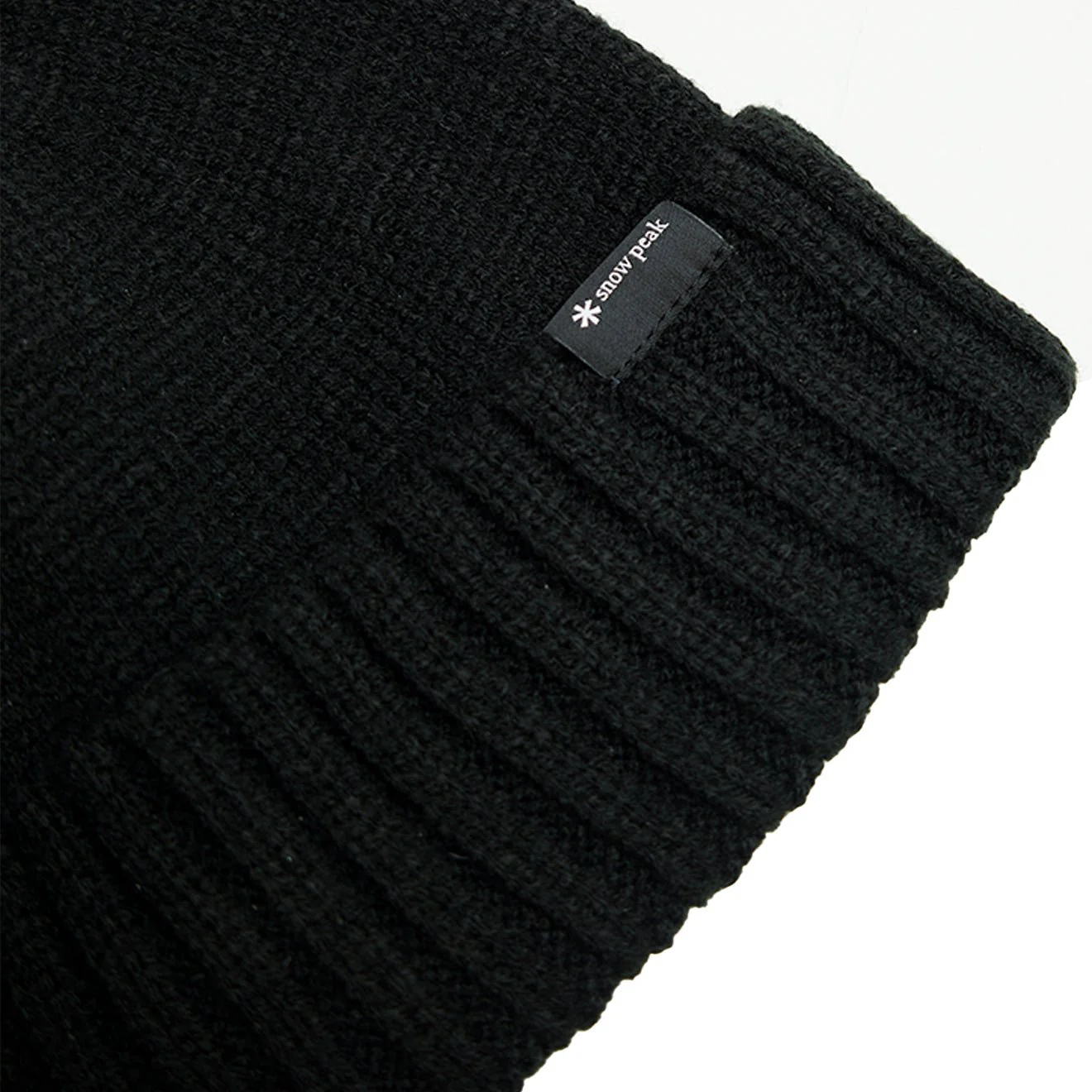 Snow Peak Knit Cap Black - Image 3