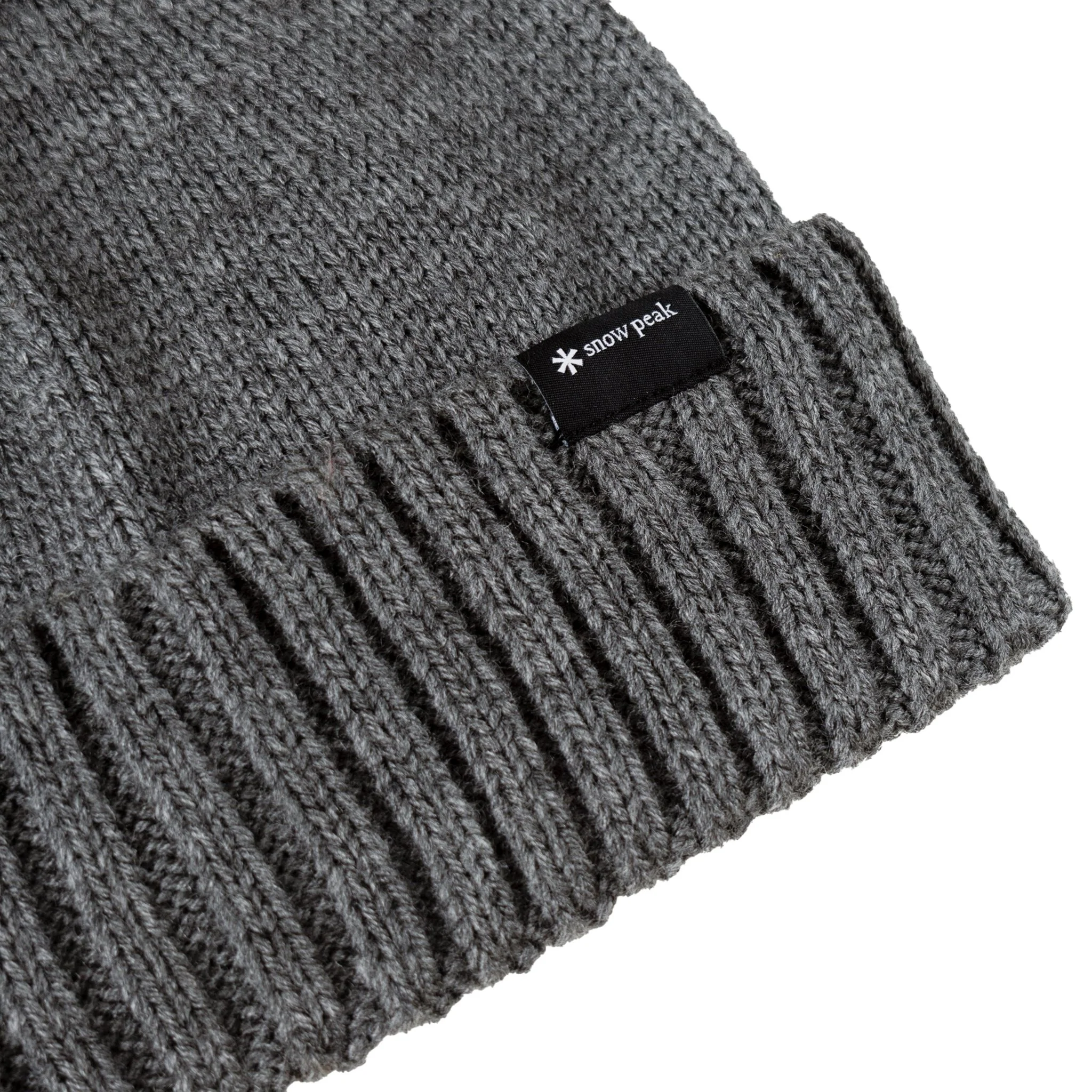 Snow Peak Knit Cap Charcoal - Image 3