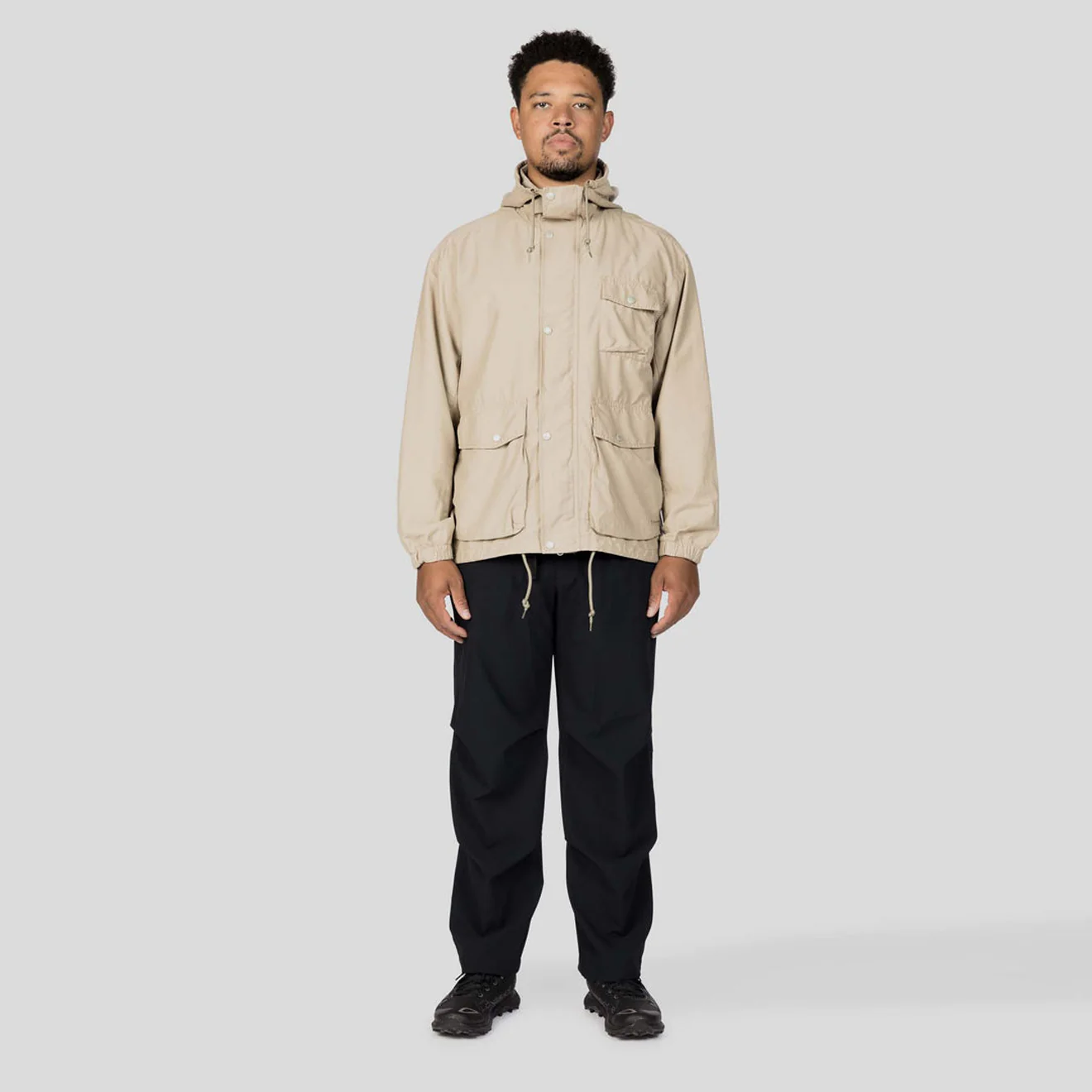 Snow Peak Light Dobby Cloth Parka Greige - Image 2
