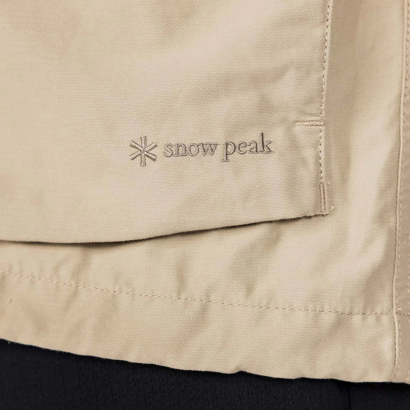 Snow Peak Light Dobby Cloth Parka Greige - Image 6