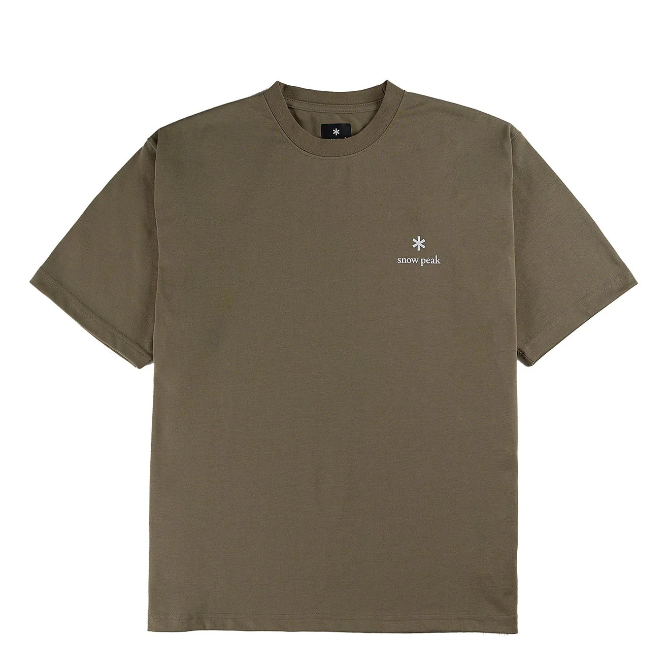 Snow Peak Logo T-Shirt Khaki