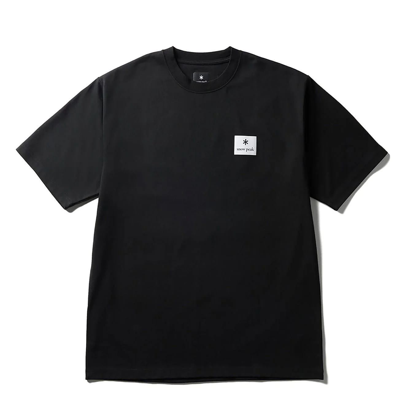 Snow Peak Standard Square Logo T-Shirt Black