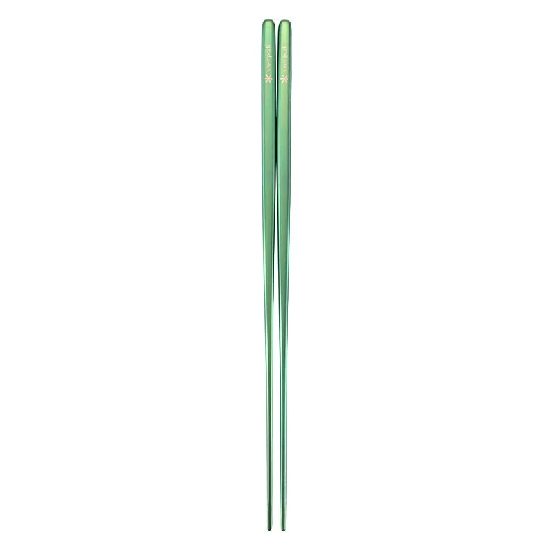Snow Peak Titanium Chopsticks Green