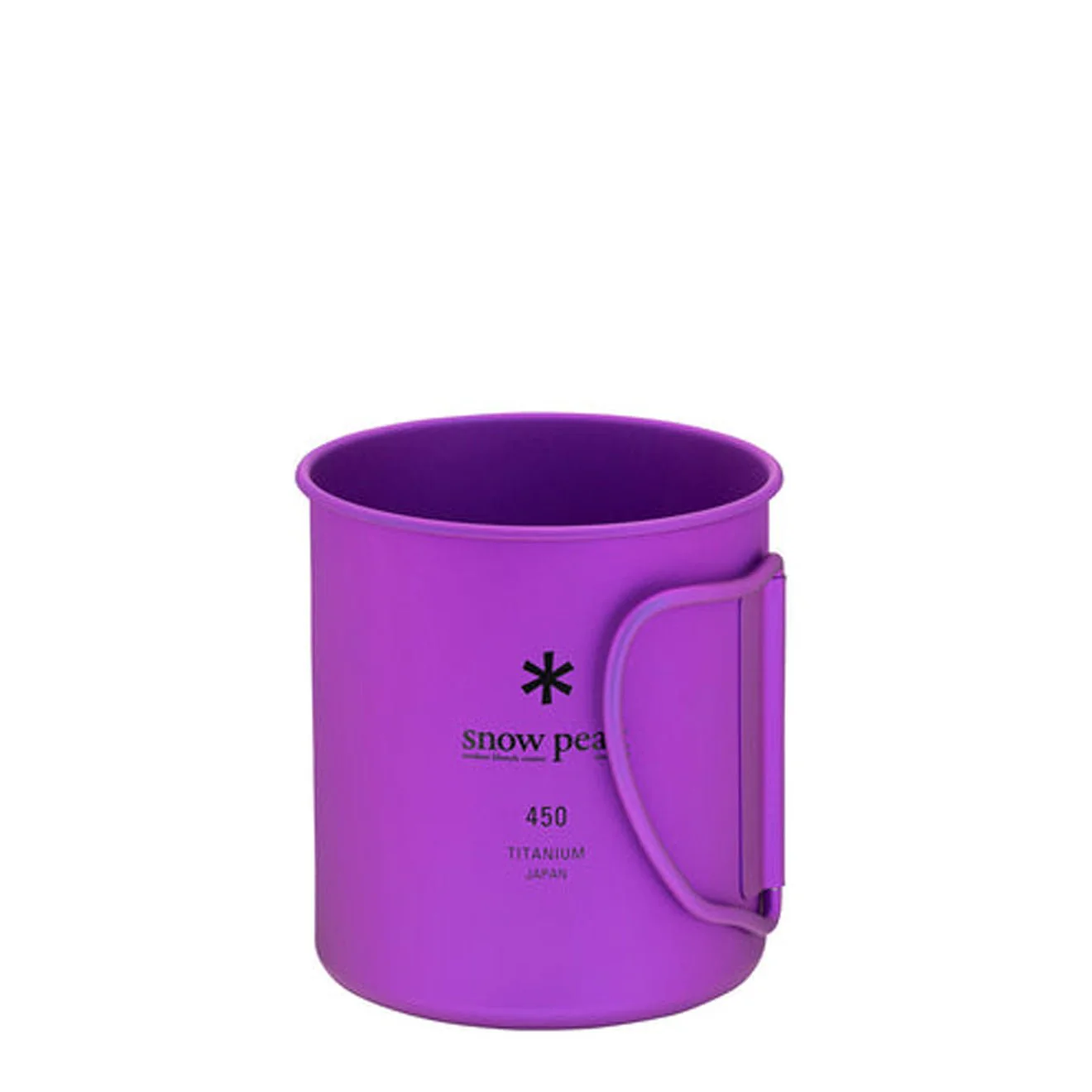 Snow Peak Titanium Single Wall 450 Mug Purple - Image 2