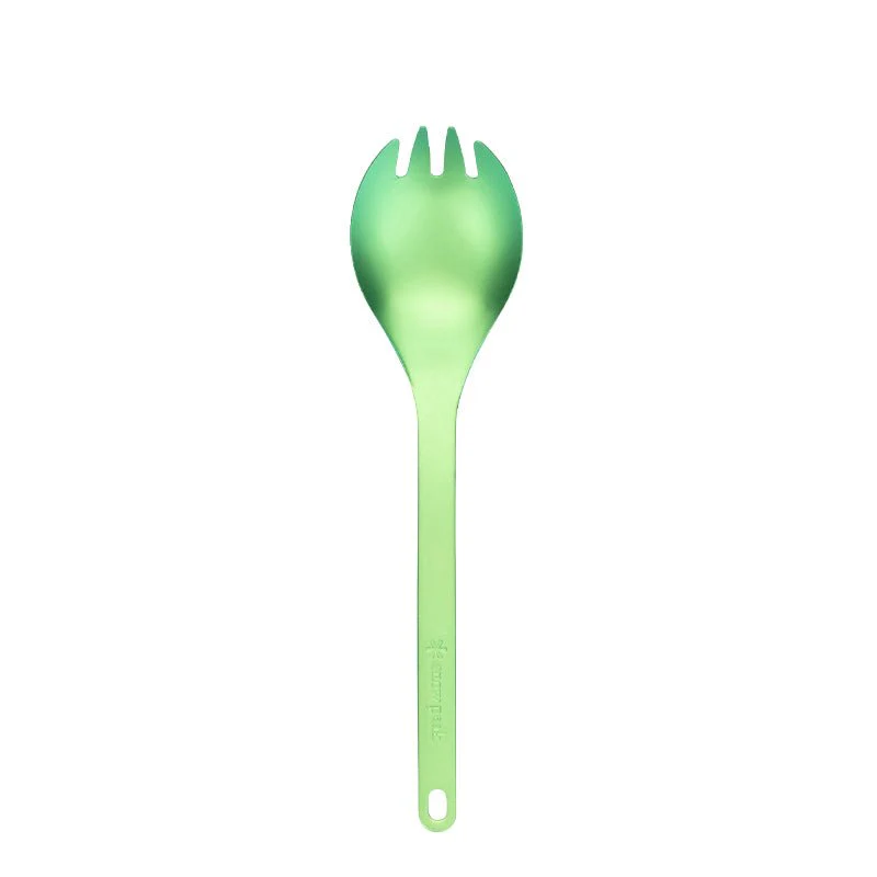 Snow Peak Titanium Spork Green