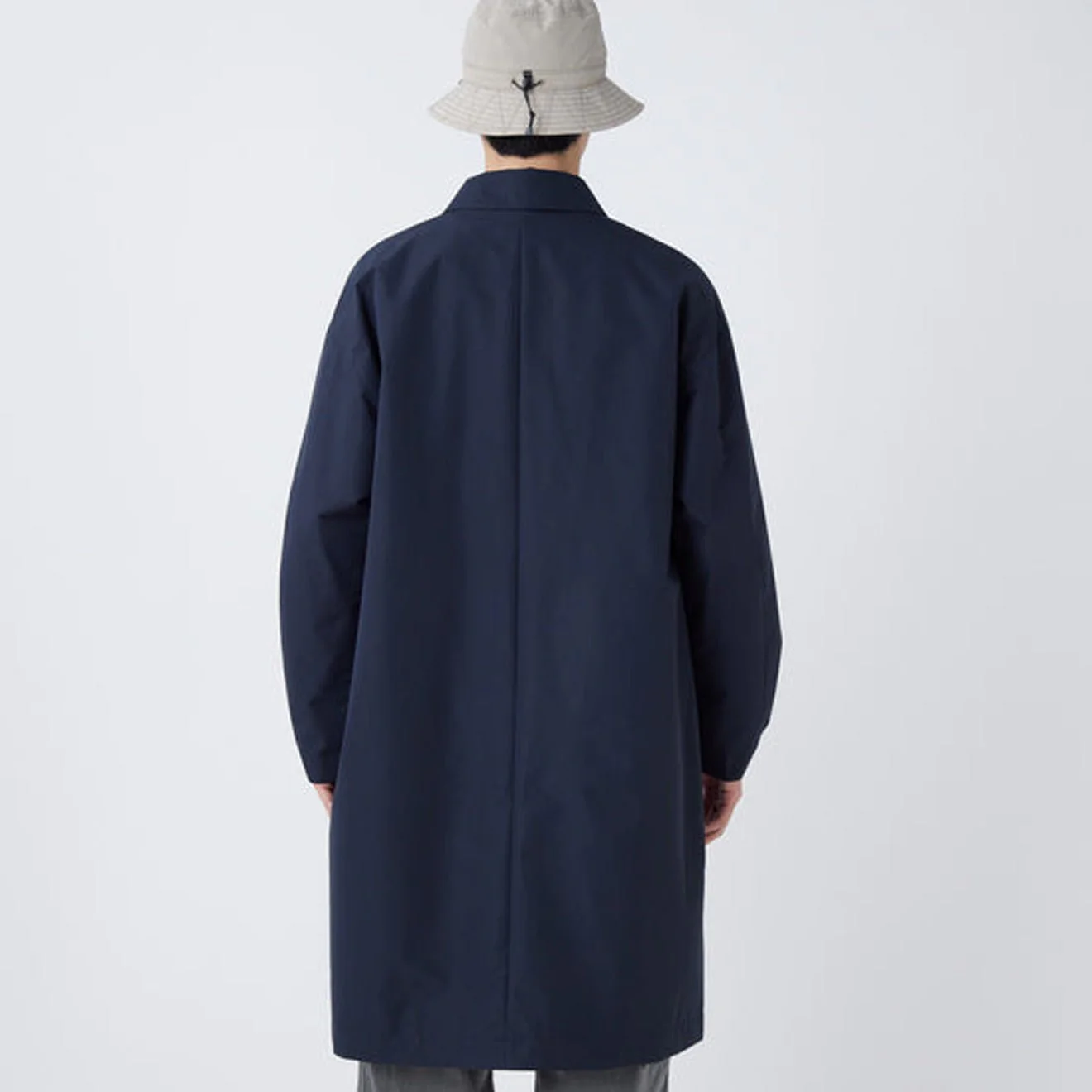 Snow Peak WINDSTOPPER Bal Collar Coat Dark Navy - Image 4