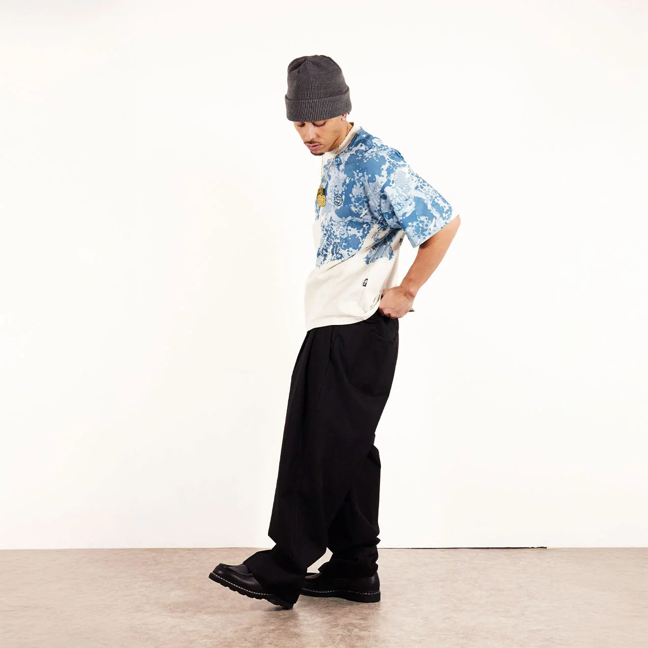 ST-95 x Anna Bergonzini Part Camouflage T-Shirt Off White - Image 3
