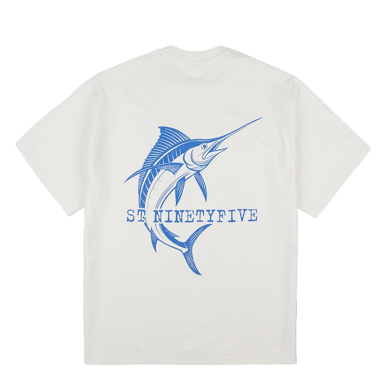 ST-95 x Anna Bergonzini Swordfish T-Shirt Off White - Image 2