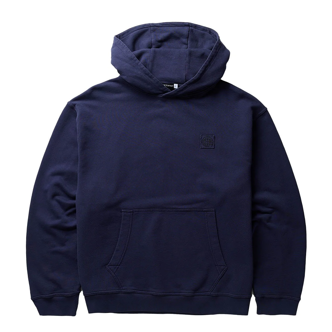 ST95 Alcantara Patch Back Hoodie Navy