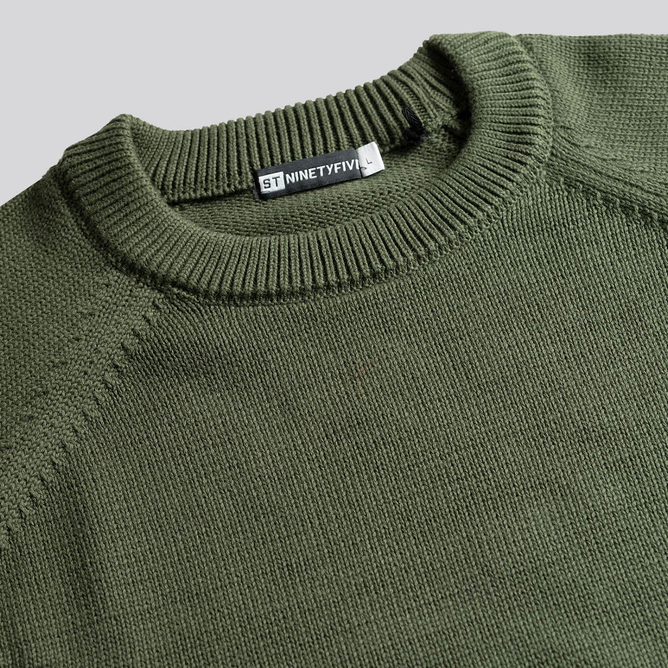 ST95 Bolsena Knit Sweater Four Leaf Clover - Image 6