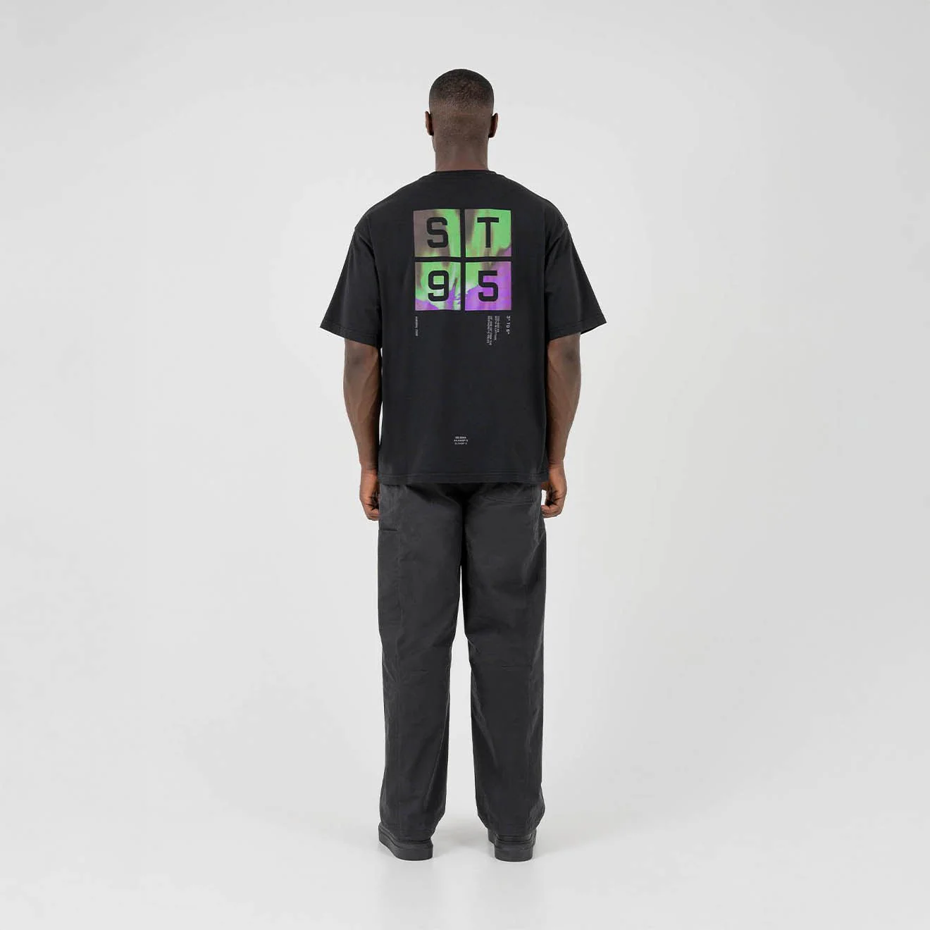 ST95 Borealis SS T-Shirt Black - Image 5