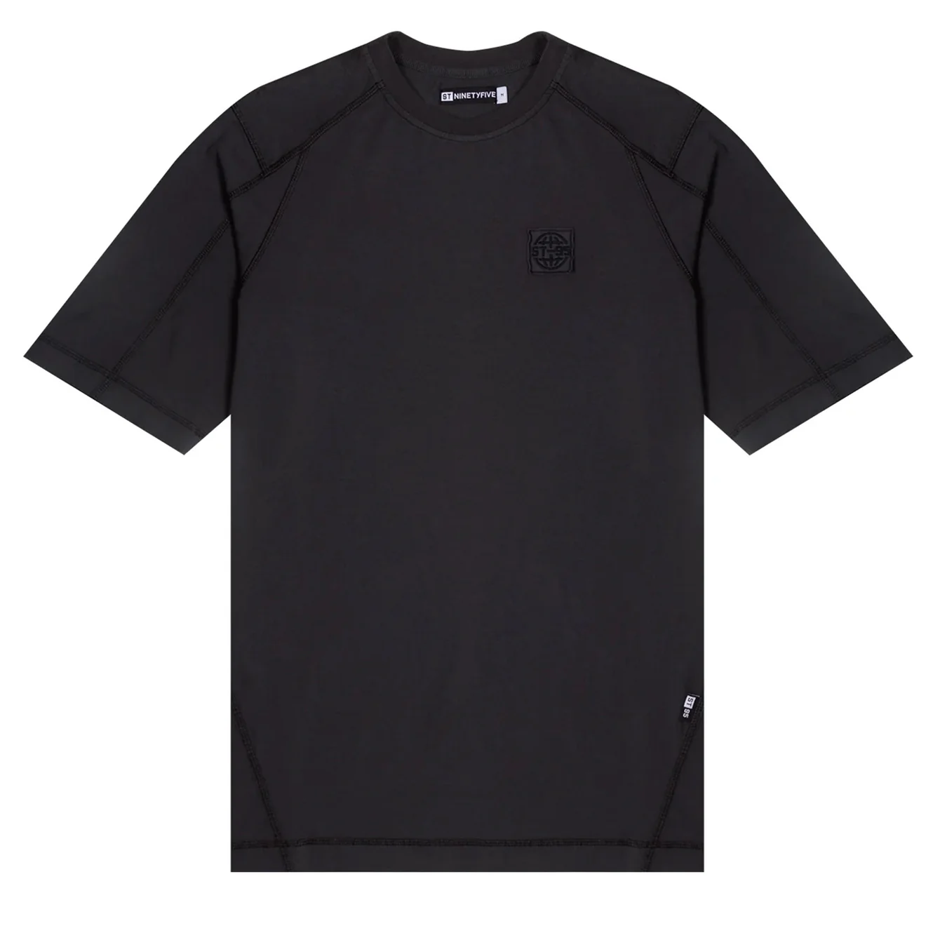ST95 Globe Patch Tee Black