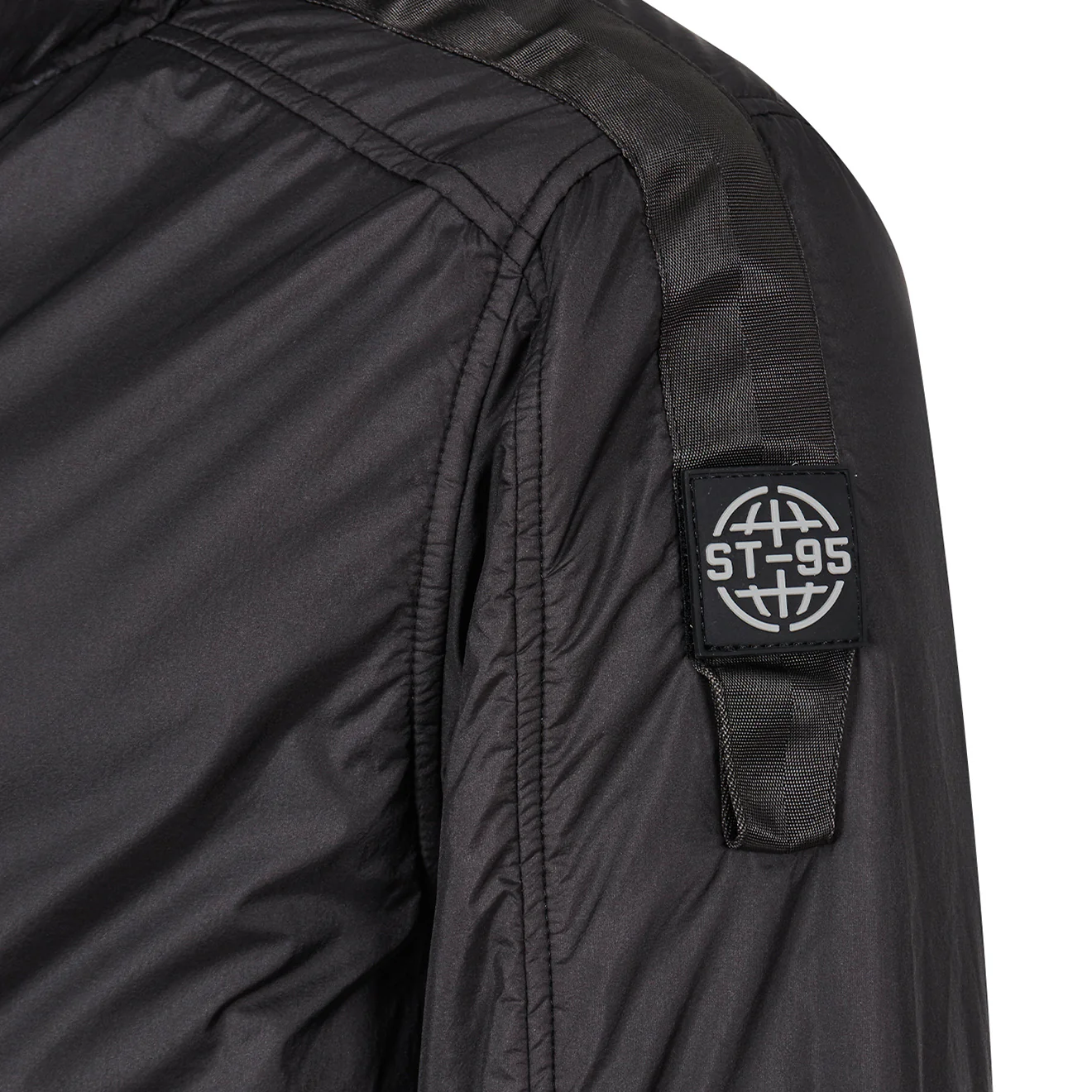 ST95 Helio Hooded Padded Blouson Black - Image 3