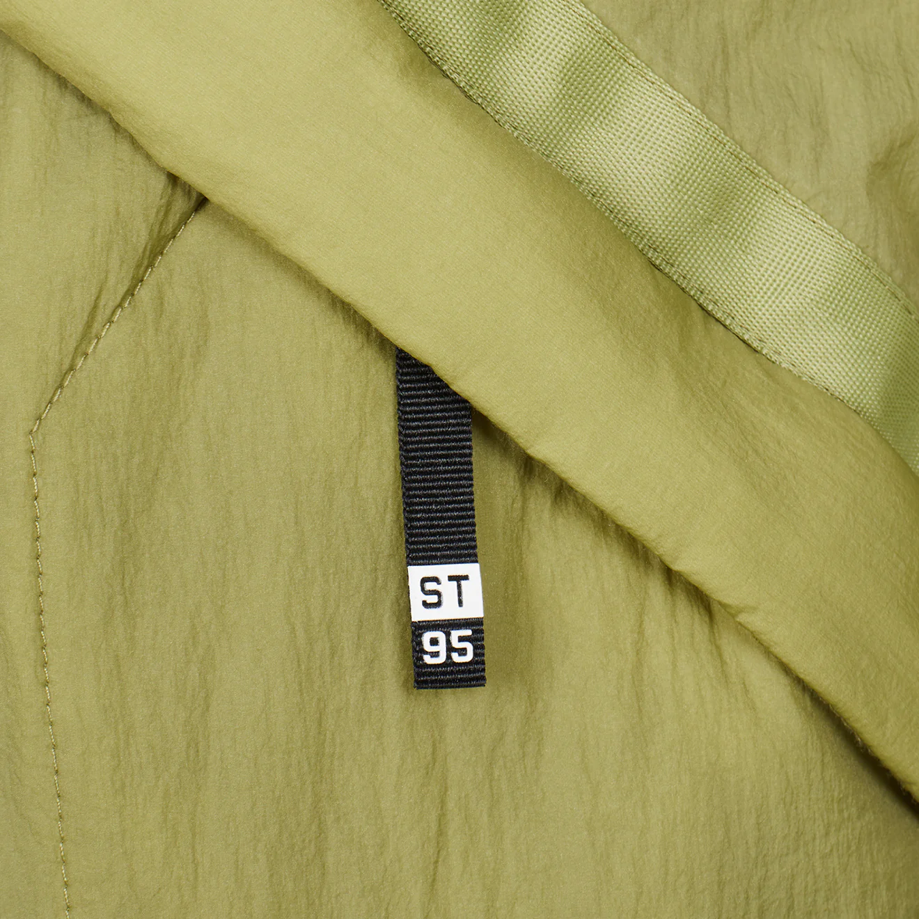 ST95 Helio Hooded Padded Blouson Light Green - Image 6
