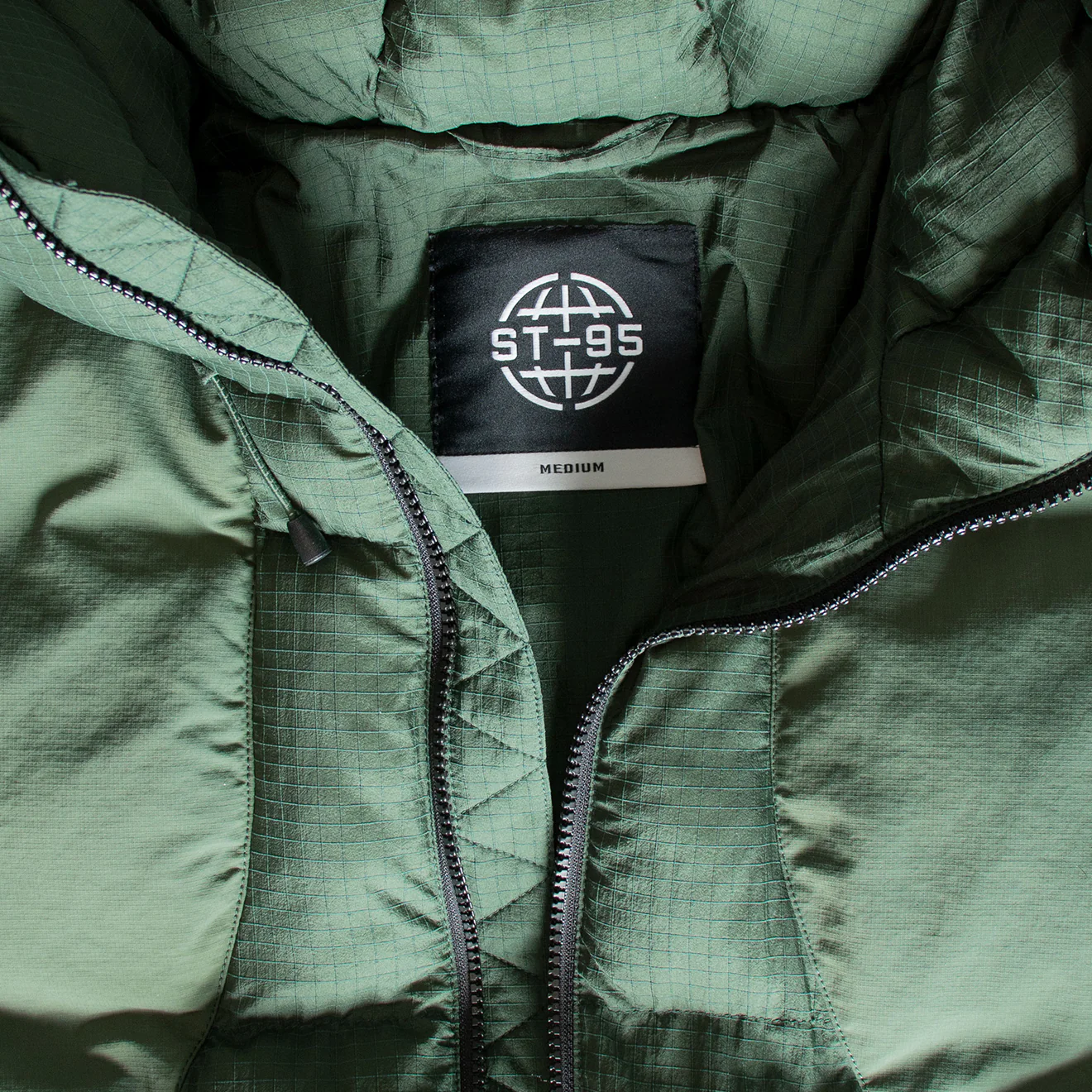ST95 Imperiali Puffer Dark Green - Image 7