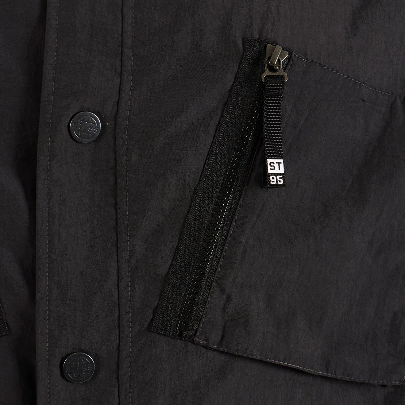ST95 JP-8 Overshirt Black - Image 4