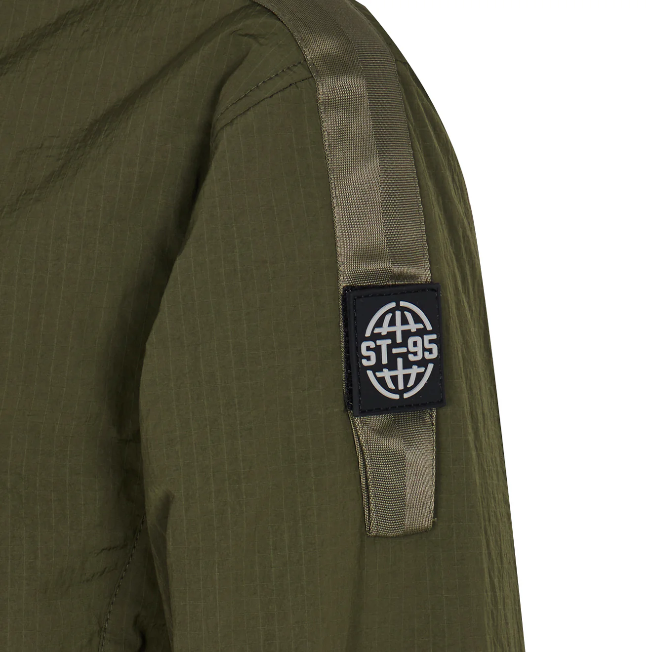 ST95 Lightweight Padded Overshirt Olive - Image 2