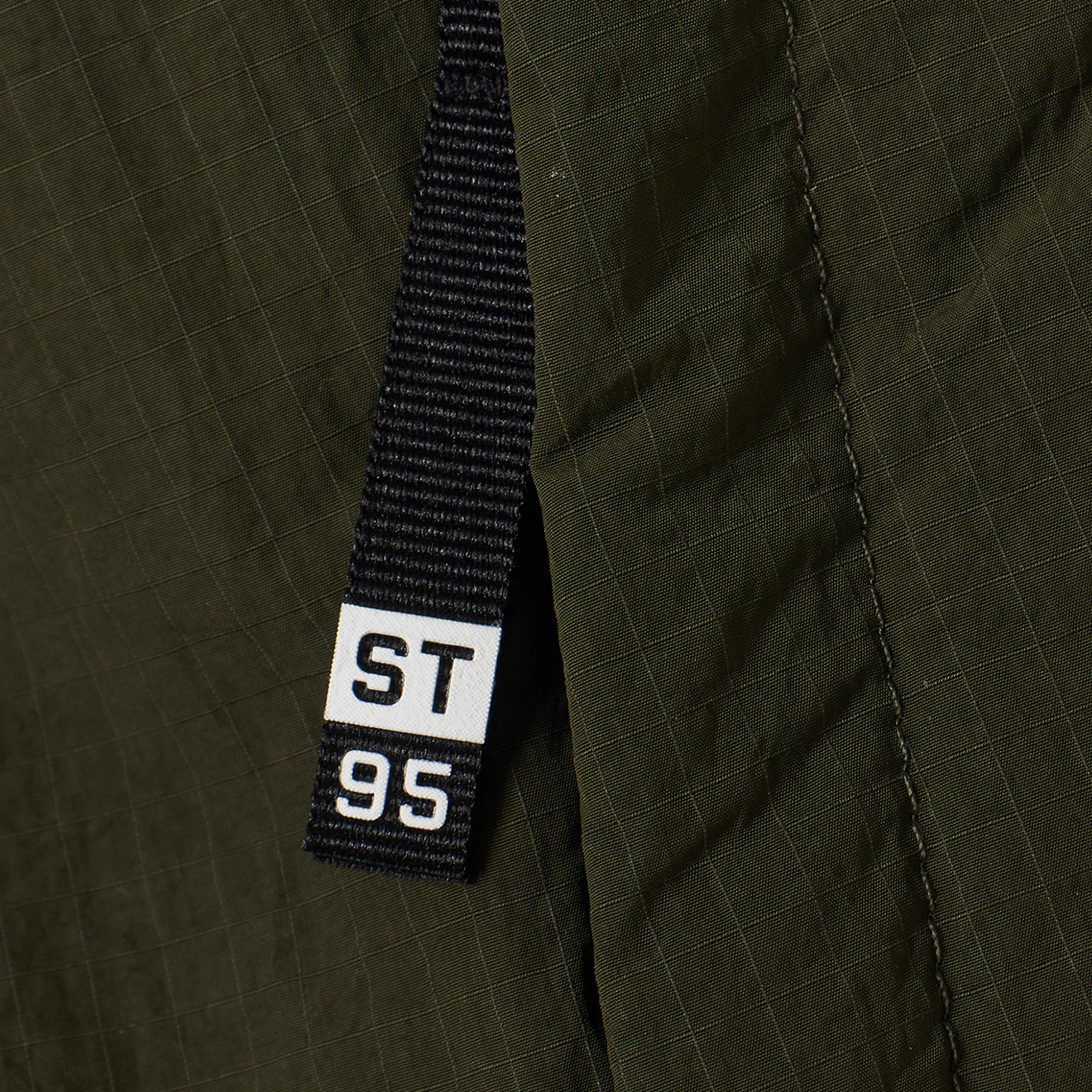 ST95 Lightweight Padded Overshirt Olive - Image 3