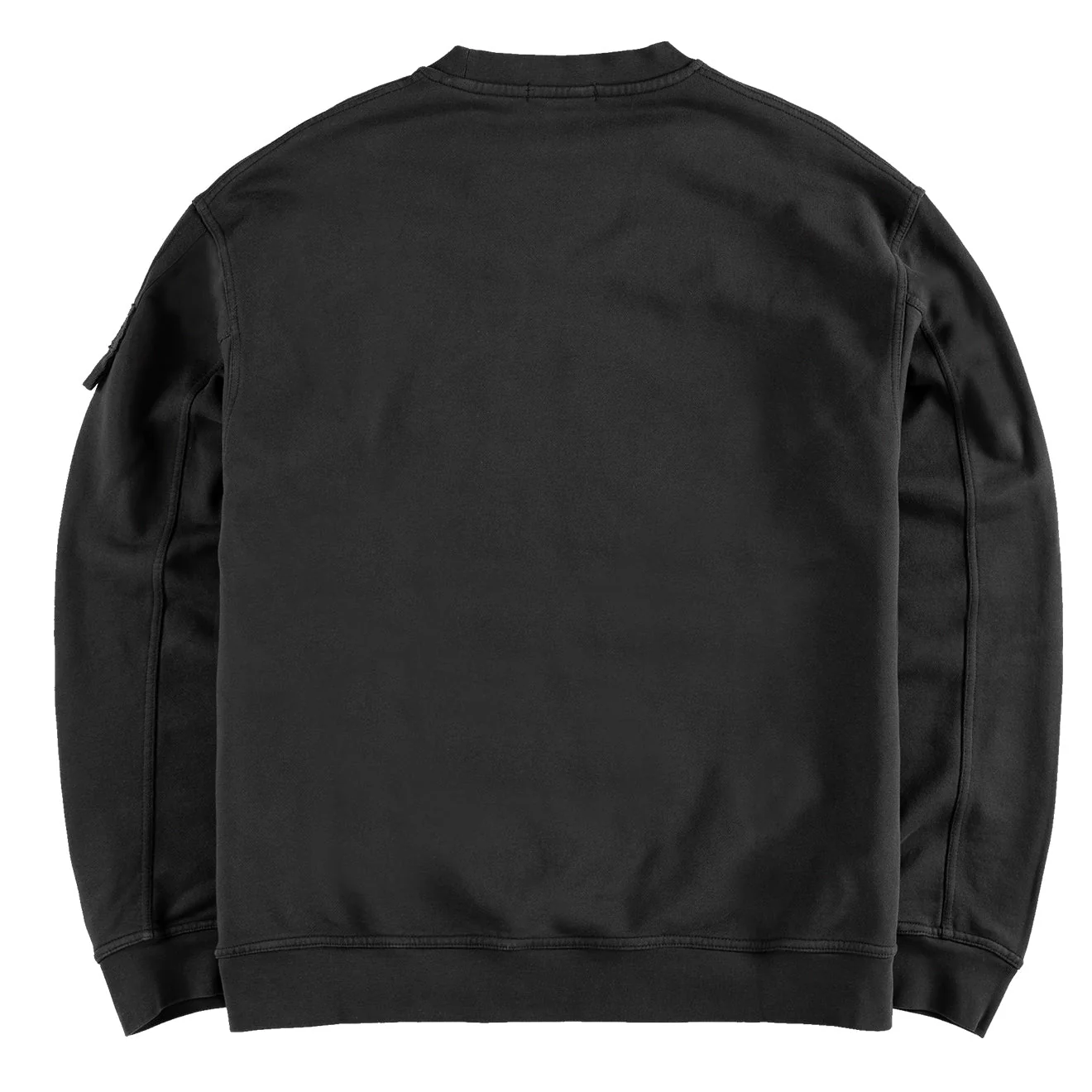 ST95 Luna Nucleo Oversized Crew Sweatshirt Black - Image 2