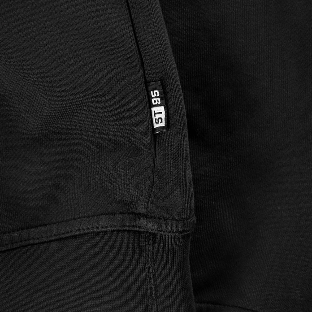 ST95 Luna Nucleo Oversized Crew Sweatshirt Black - Image 3