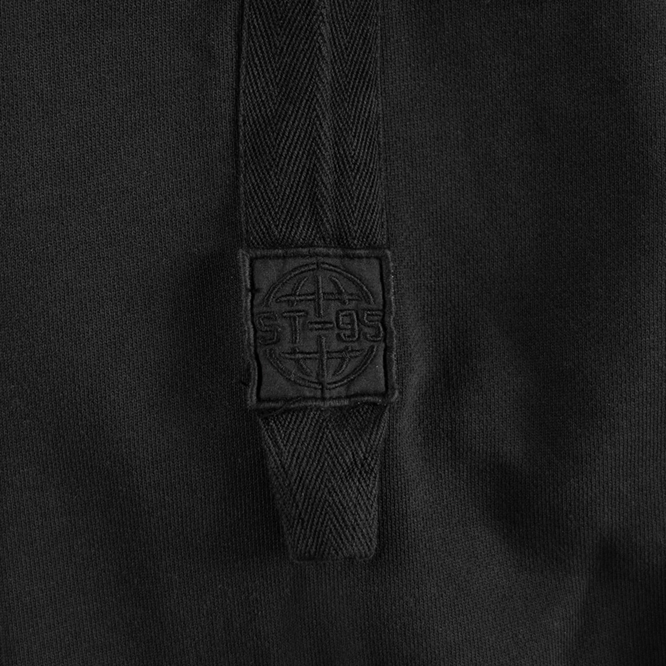 ST95 Luna Nucleo Oversized Crew Sweatshirt Black - Image 4