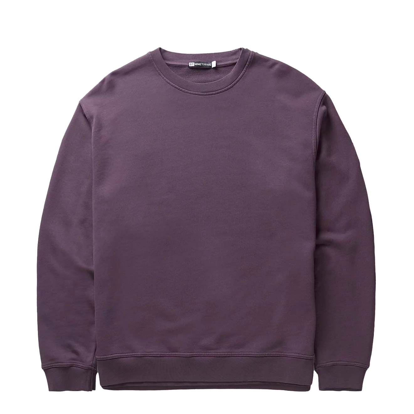 ST95 Luna Nucleo Oversized Crew Sweatshirt Plum